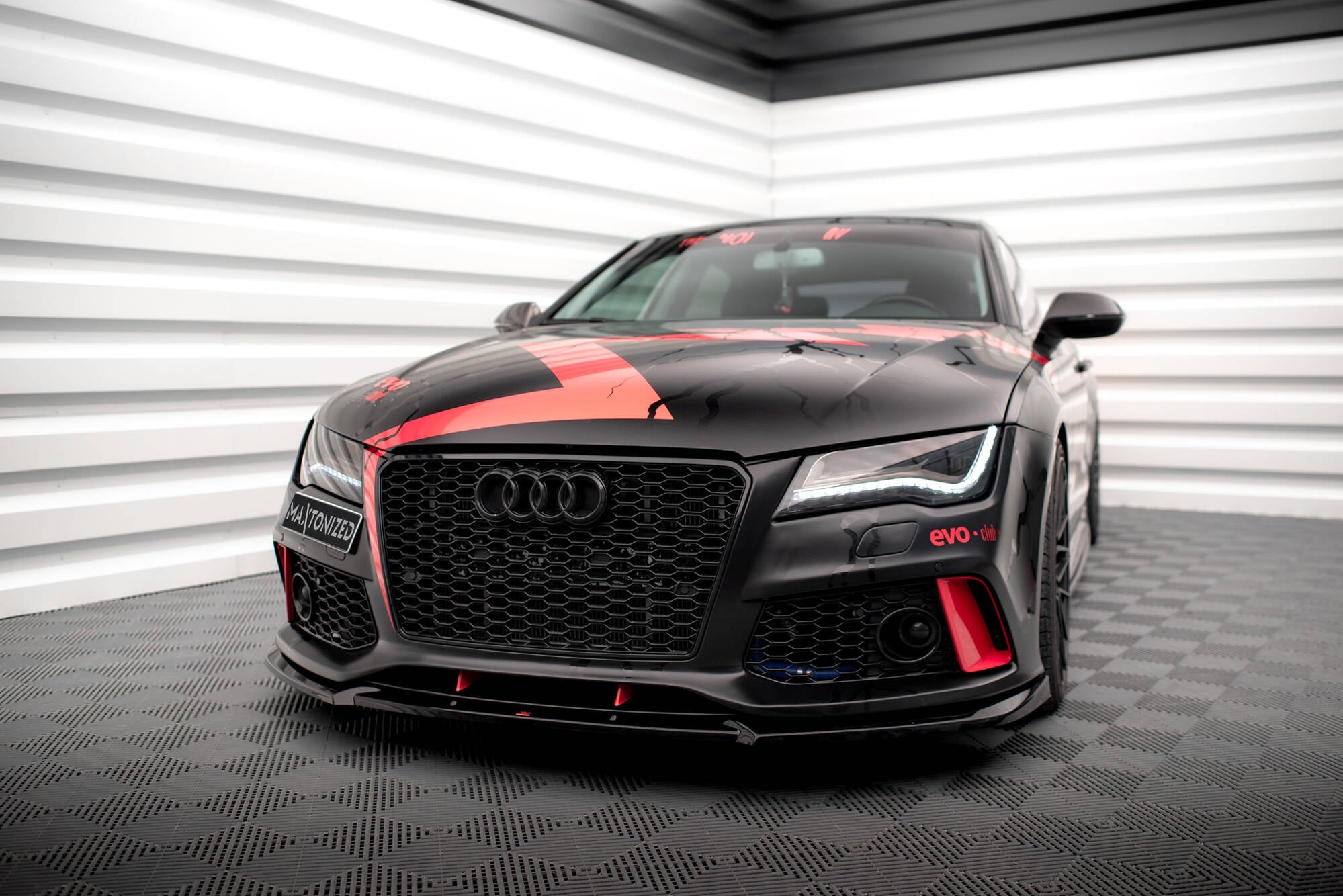 Maxton Design Splitter delantero para Audi A7 RS7 LOOK C7 - imagen 1