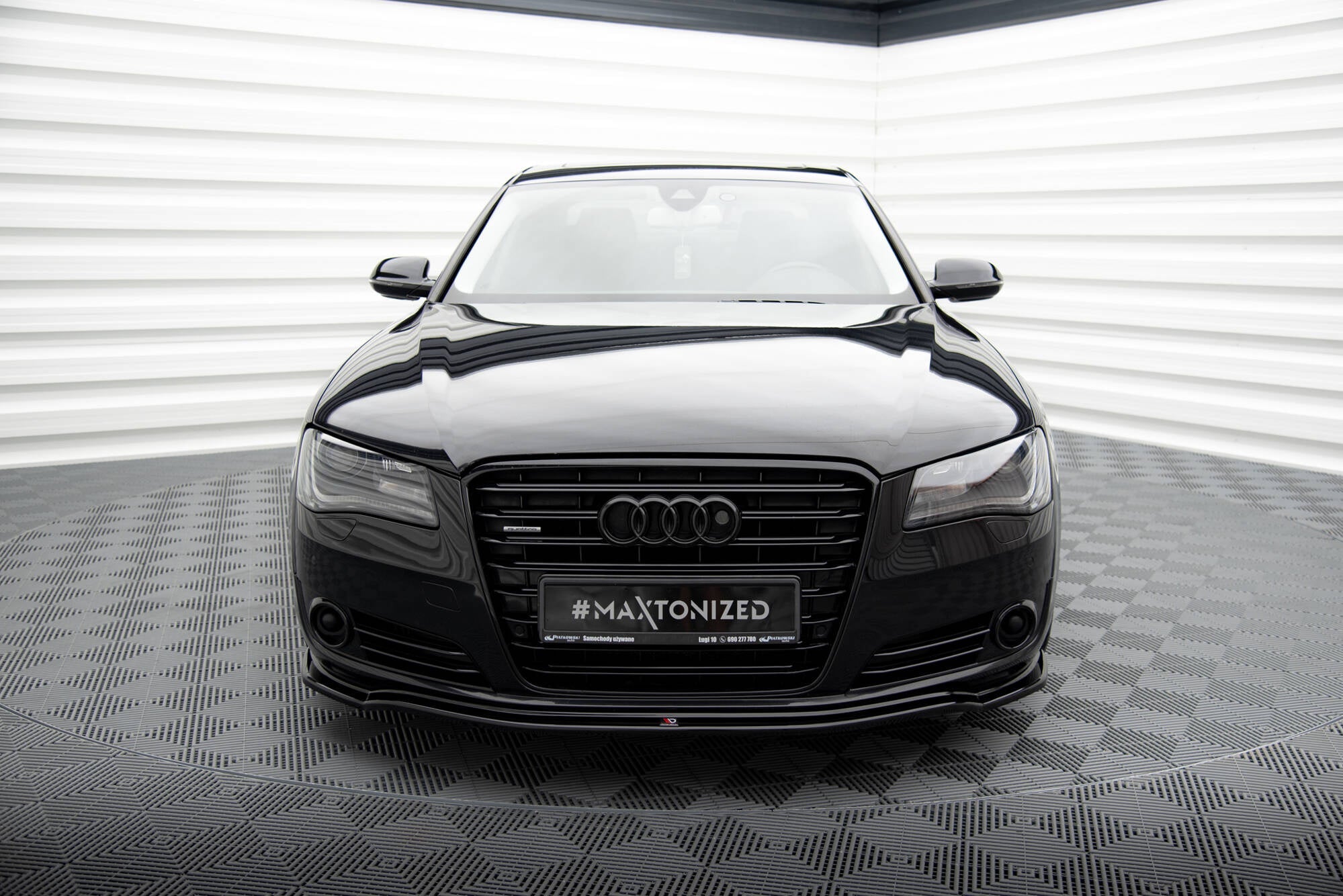 Maxton Design Splitter delantero para Audi A8 D4 - imagen 2