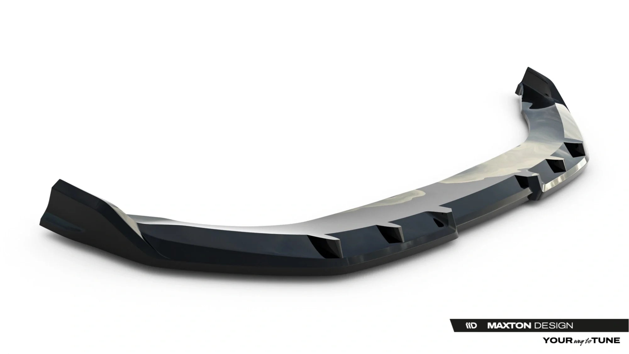 Maxton Design Splitter delantero para Audi Q6 e-tron Standard / S-Line / SQ6 e-tron SUV / Sportback Mk1 - imagen 6