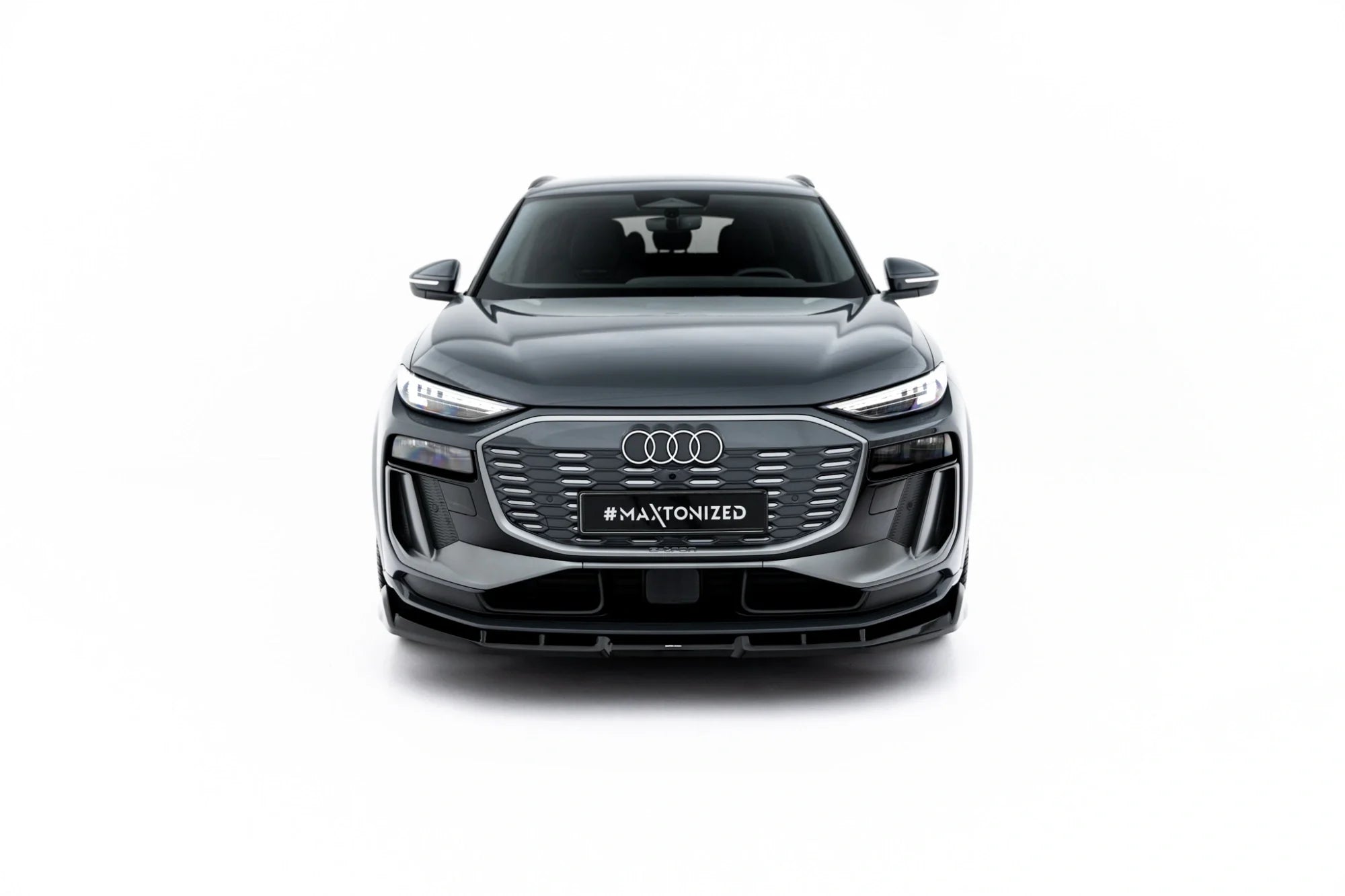 Maxton Design Splitter delantero para Audi Q6 e-tron Standard / S-Line / SQ6 e-tron SUV / Sportback Mk1 - imagen 4