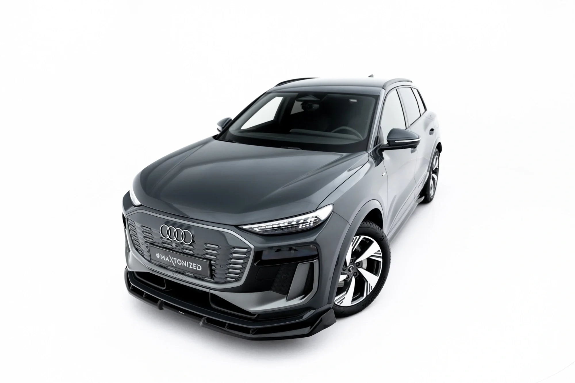 Maxton Design Splitter delantero para Audi Q6 e-tron Standard / S-Line / SQ6 e-tron SUV / Sportback Mk1 - imagen 3