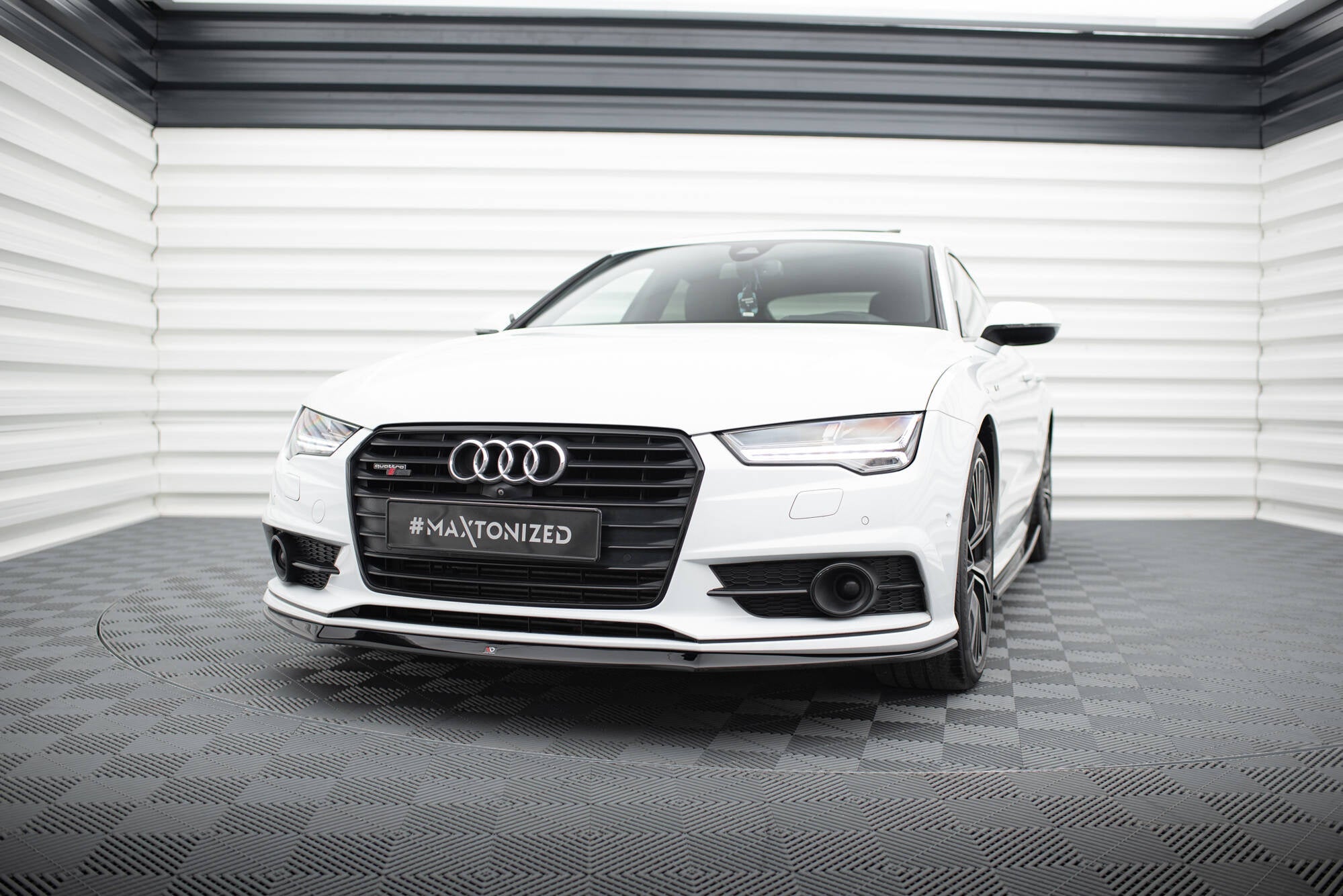 Maxton Design Splitter delantero para Audi S7 / A7 S-Line C7 Facelift - imagen 1