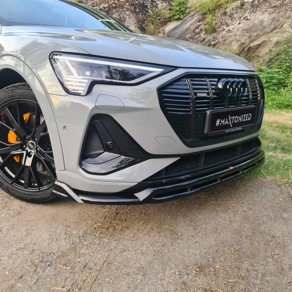 Maxton Design Splitter delantero para Audi e-Tron S-Line - imagen 4