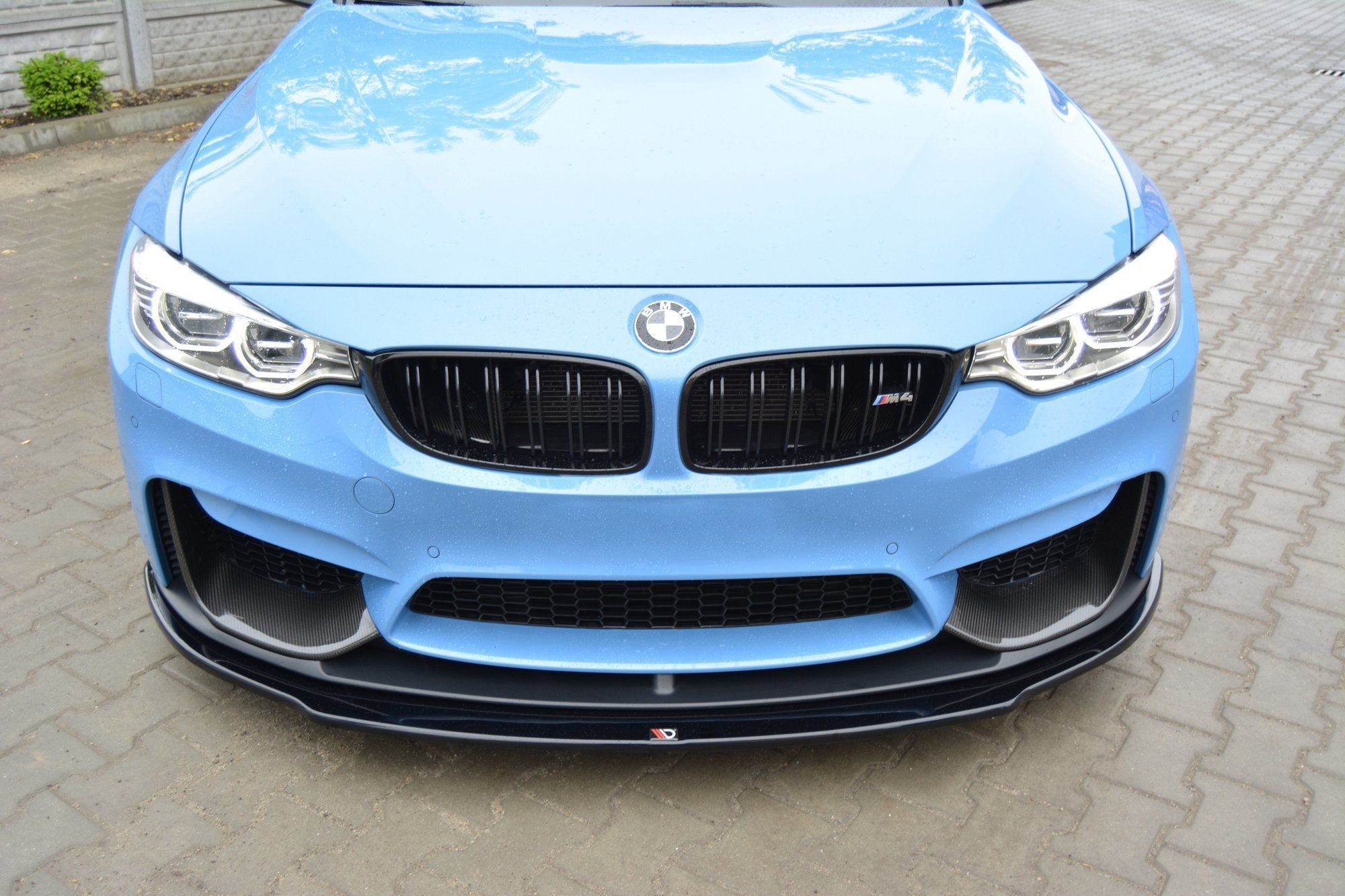 Maxton Design Splitter delantero para BMW M4 F82 M-performance - imagen 1