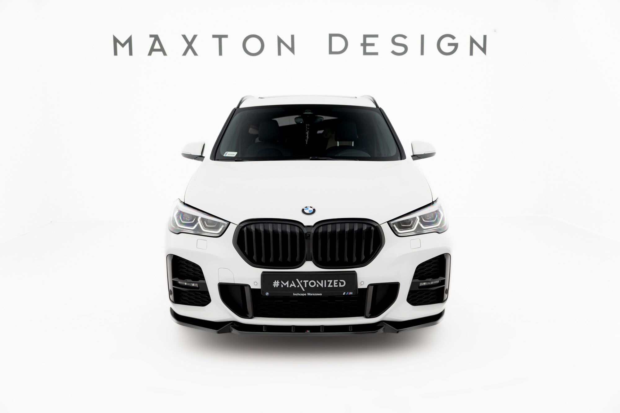Maxton Design Splitter delantero para BMW X1 M-Pack F48 Facelift - imagen 2