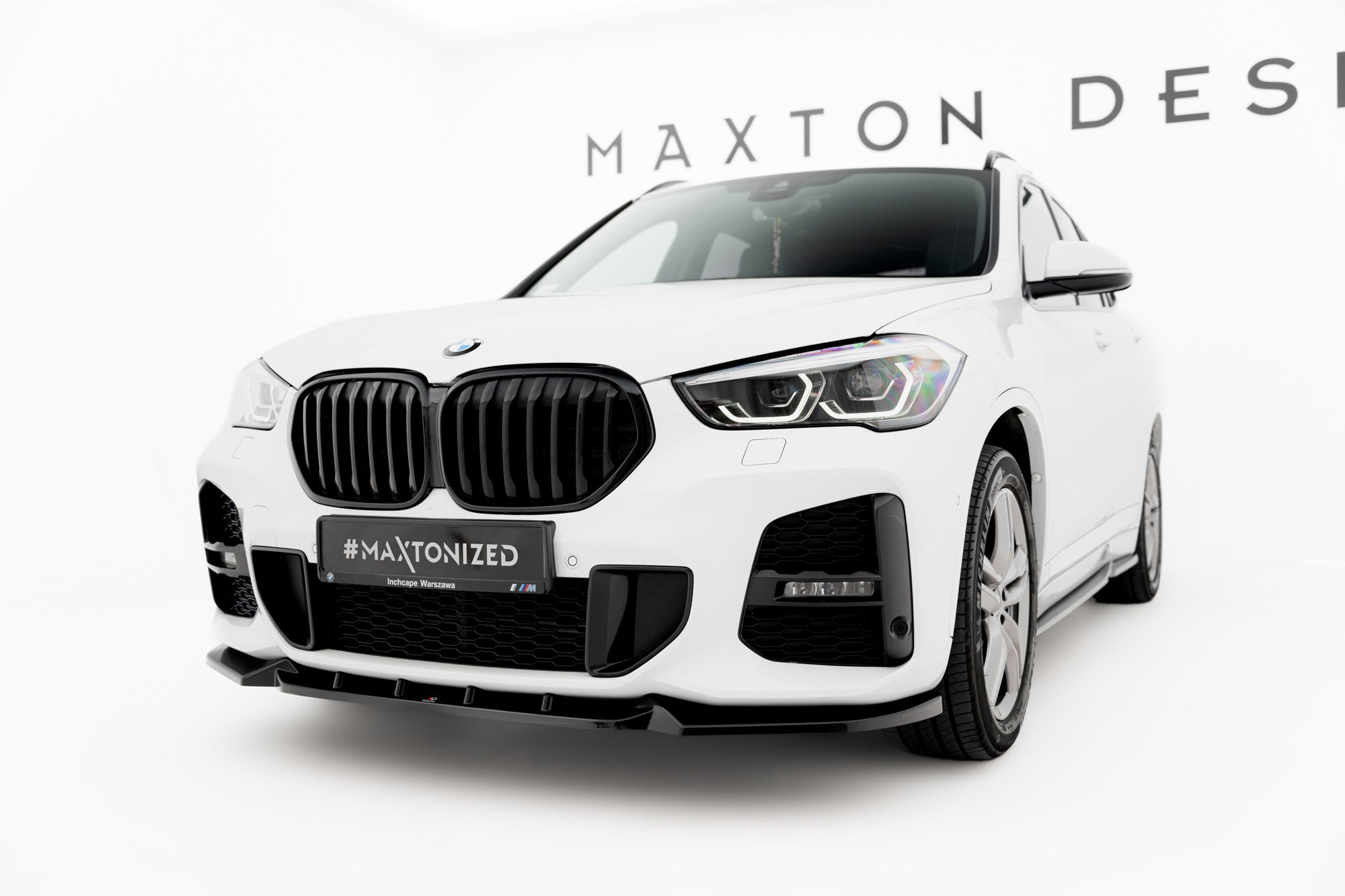Maxton Design Splitter delantero para BMW X1 M-Pack F48 Facelift - imagen 1