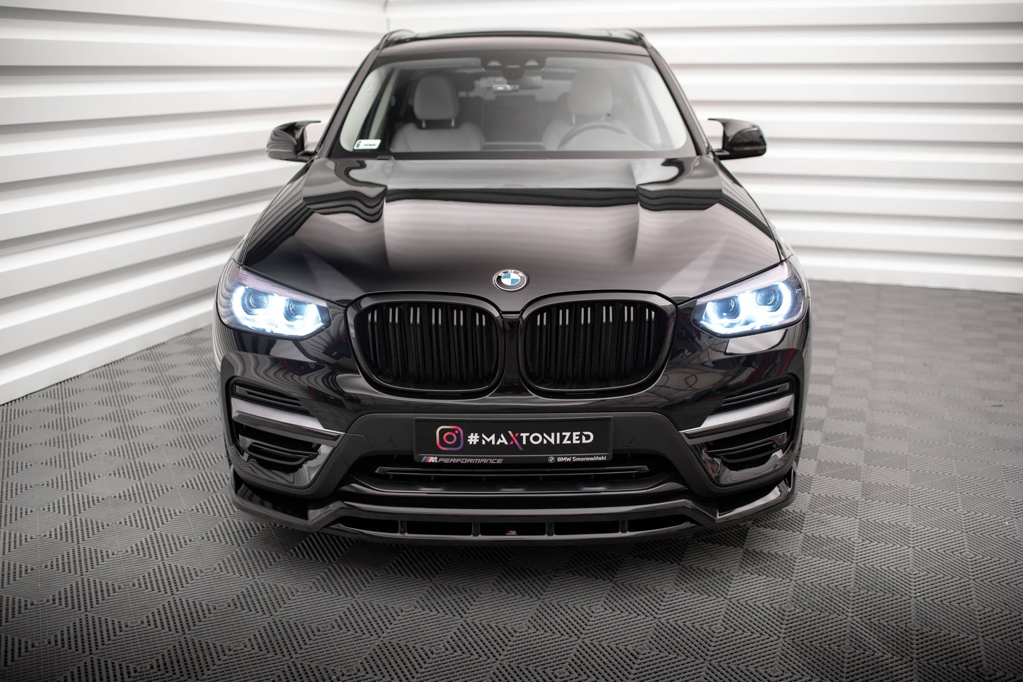 Maxton Design Splitter delantero para BMW X3 x-Line G01 - imagen 2