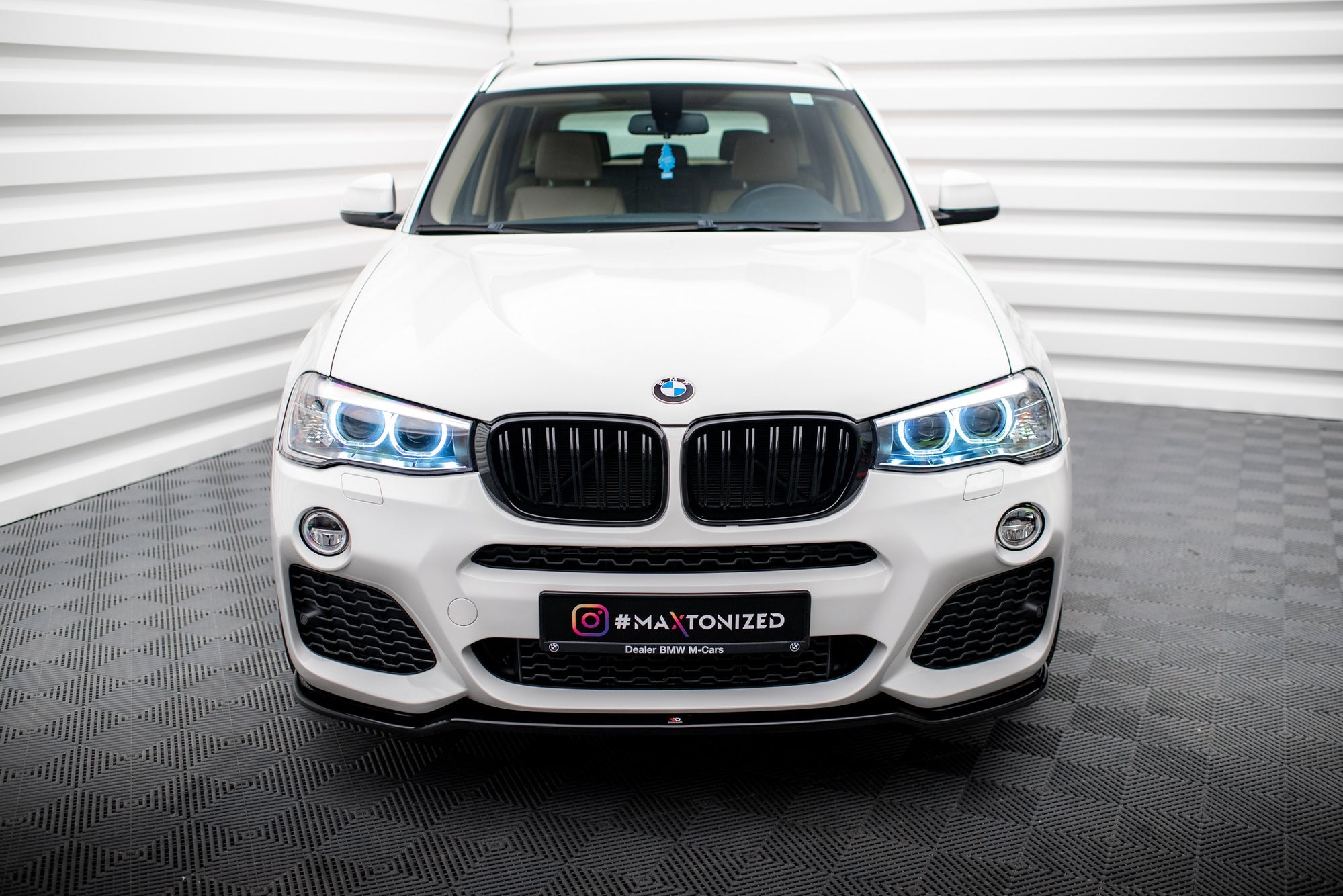 Maxton Design Splitter delantero para BMW X3 M-Pack F25 Facelift - imagen 2