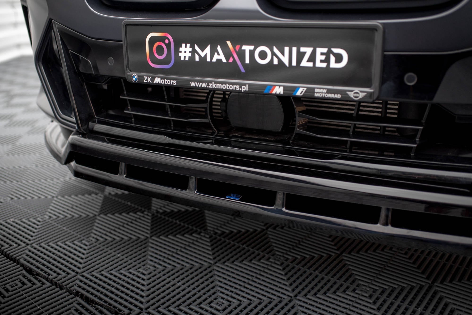Maxton Design Splitter delantero para BMW X3 M-Pack G01 Facelift / iX3 M-Pack G08 Facelift - imagen 3