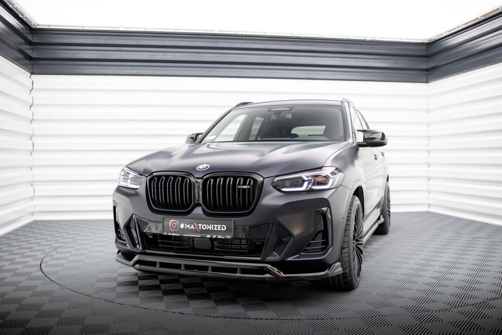 Maxton Design Splitter delantero para BMW X3 M-Pack G01 Facelift / iX3 M-Pack G08 Facelift - imagen 1