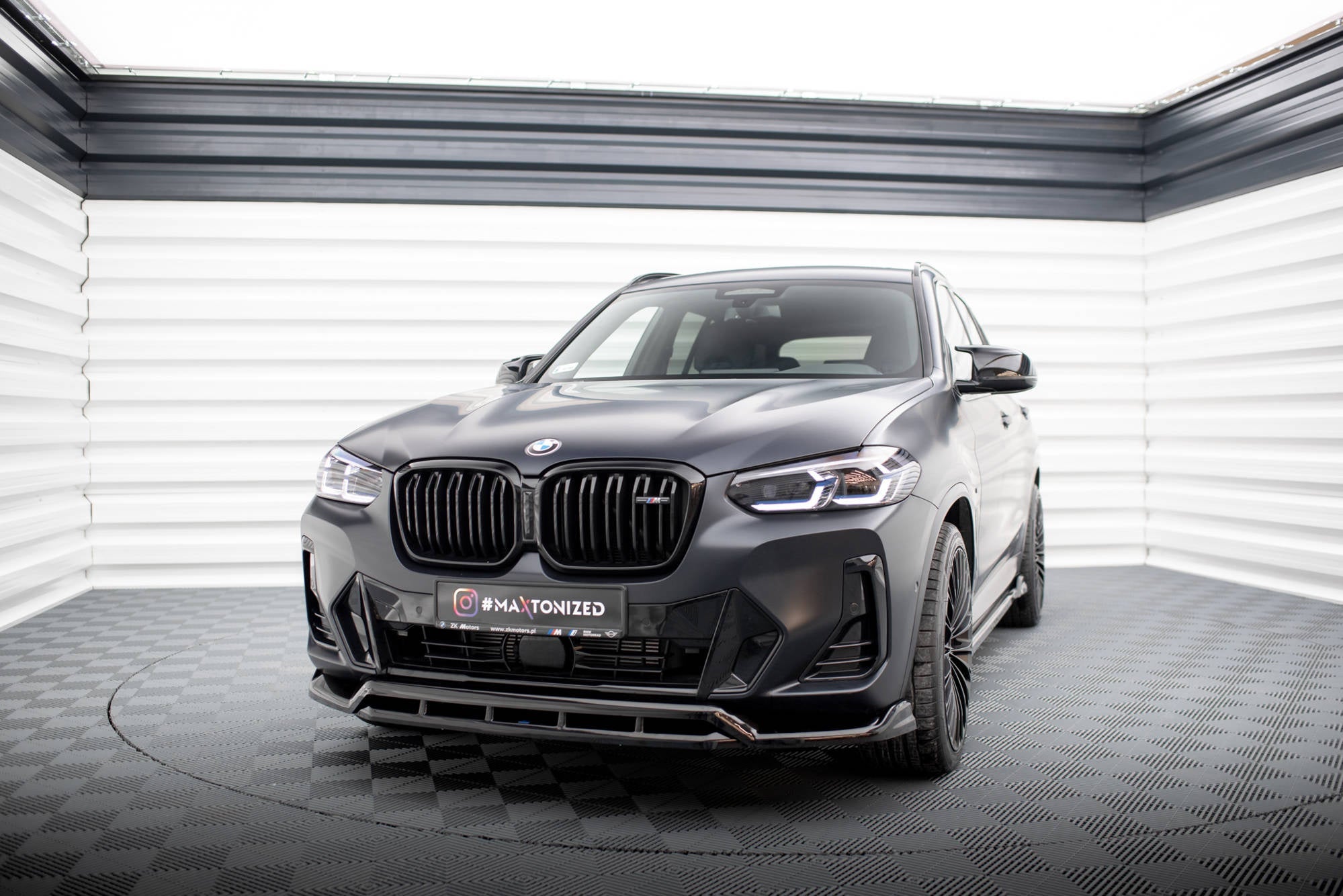 Maxton Design Splitter delantero para BMW X3 M-Pack G01 Facelift / iX3 M-Pack G08 Facelift - imagen 1