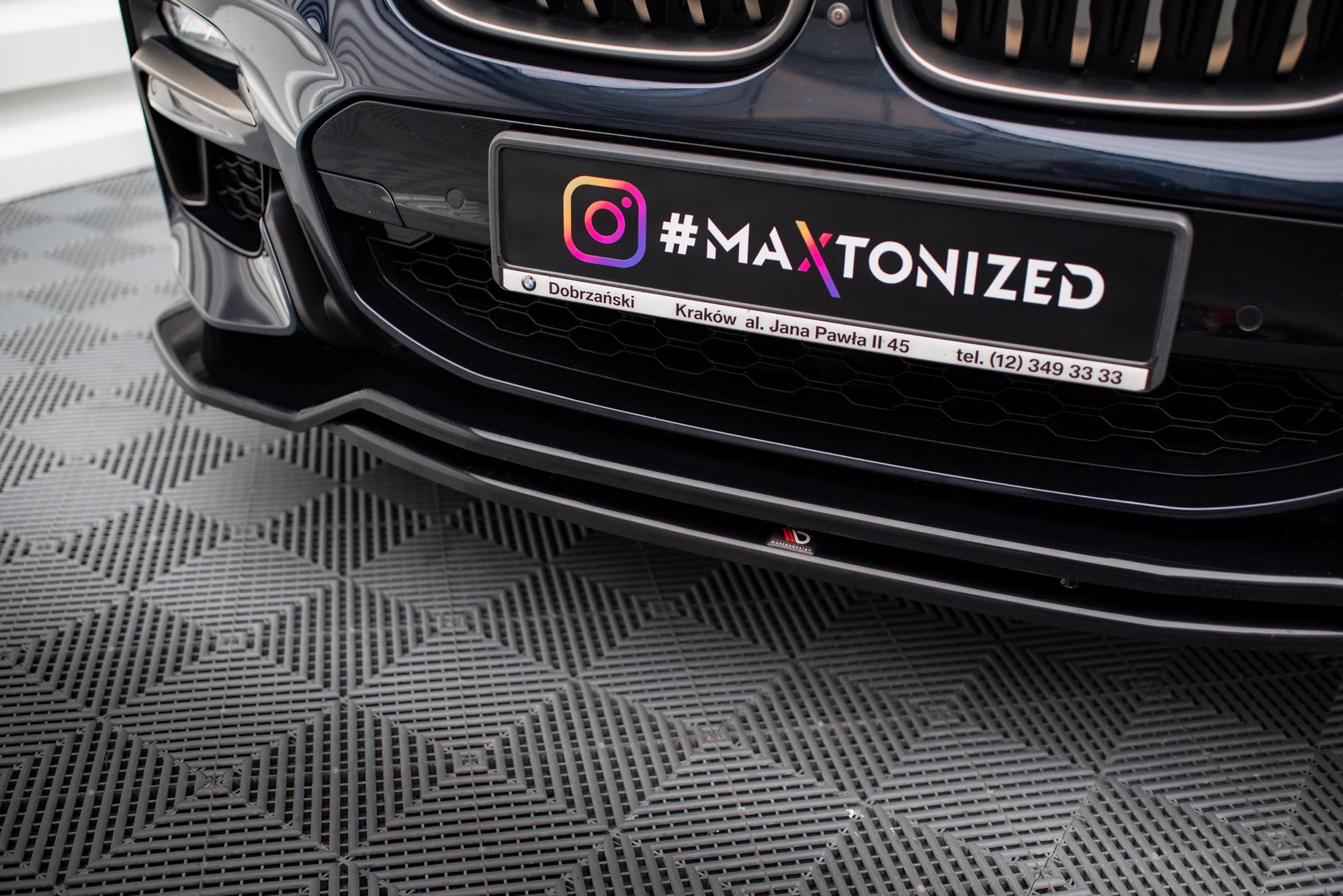 Maxton Design Splitter delantero para BMW X4 M-Pack G02 - imagen 3