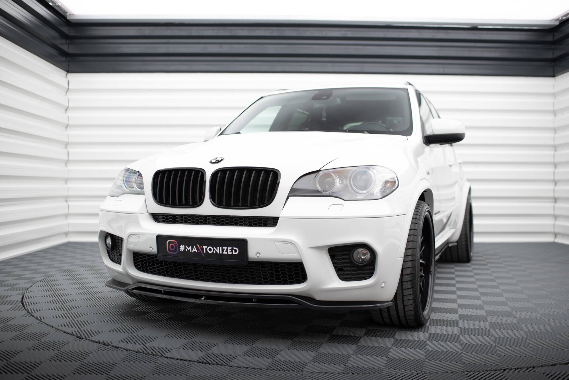 Maxton Design Splitter delantero para BMW X5 E70 Facelift M-pack - imagen 1