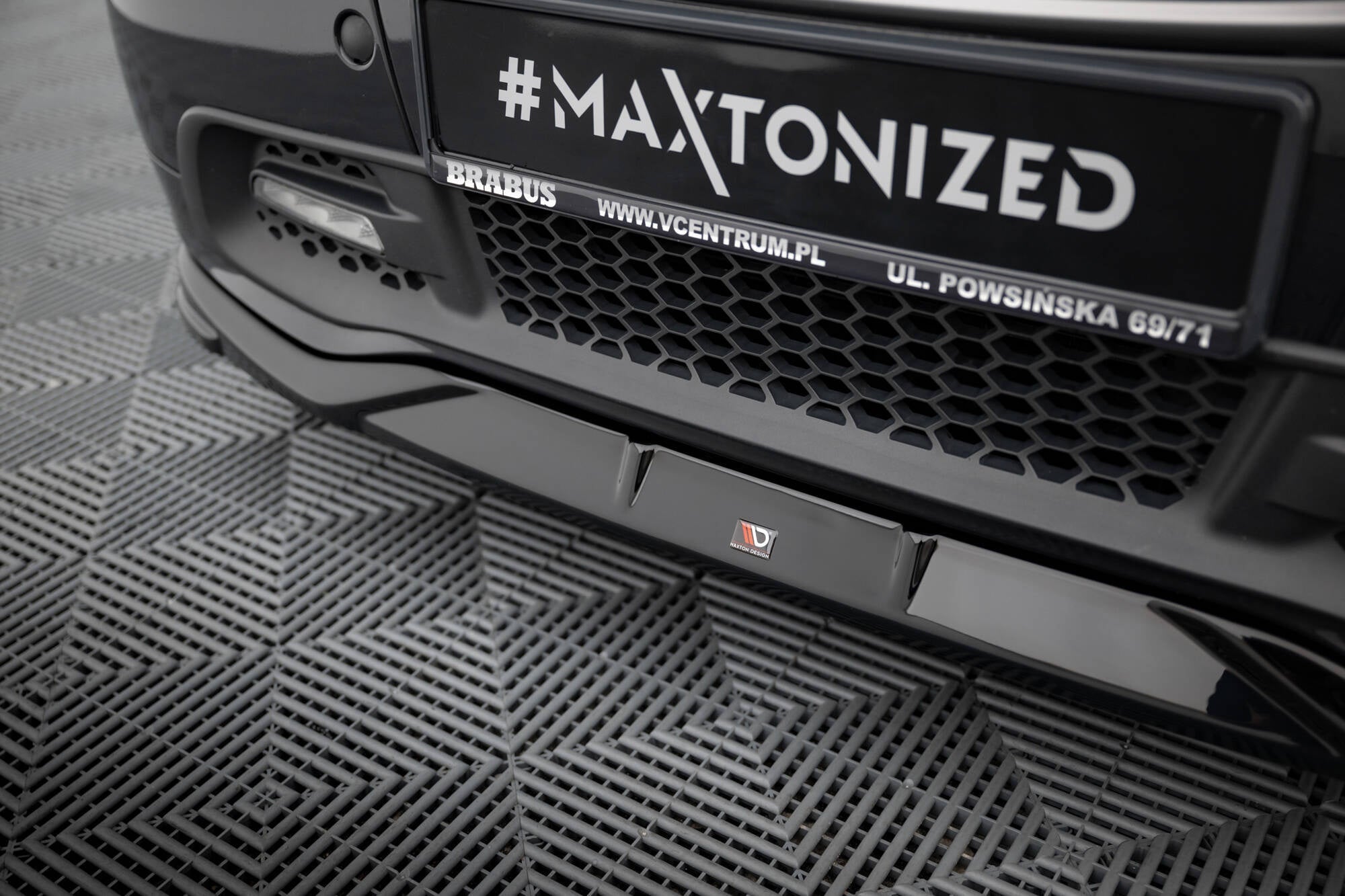 Maxton Design Splitter delantero para Brabus Smart Fortwo C451 Facelift - imagen 3