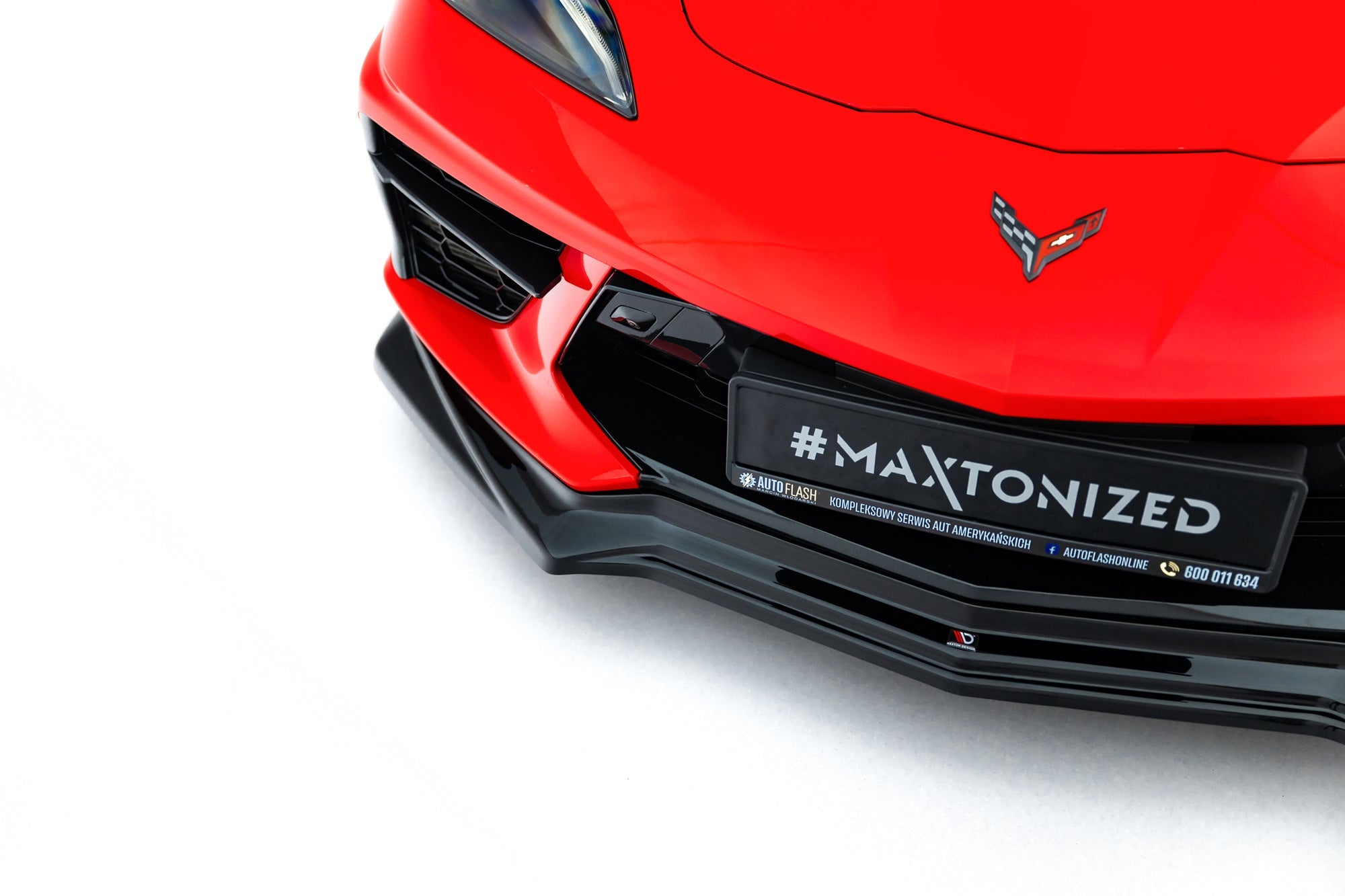 Maxton Design Splitter delantero para Chevrolet Corvette C8 - imagen 3