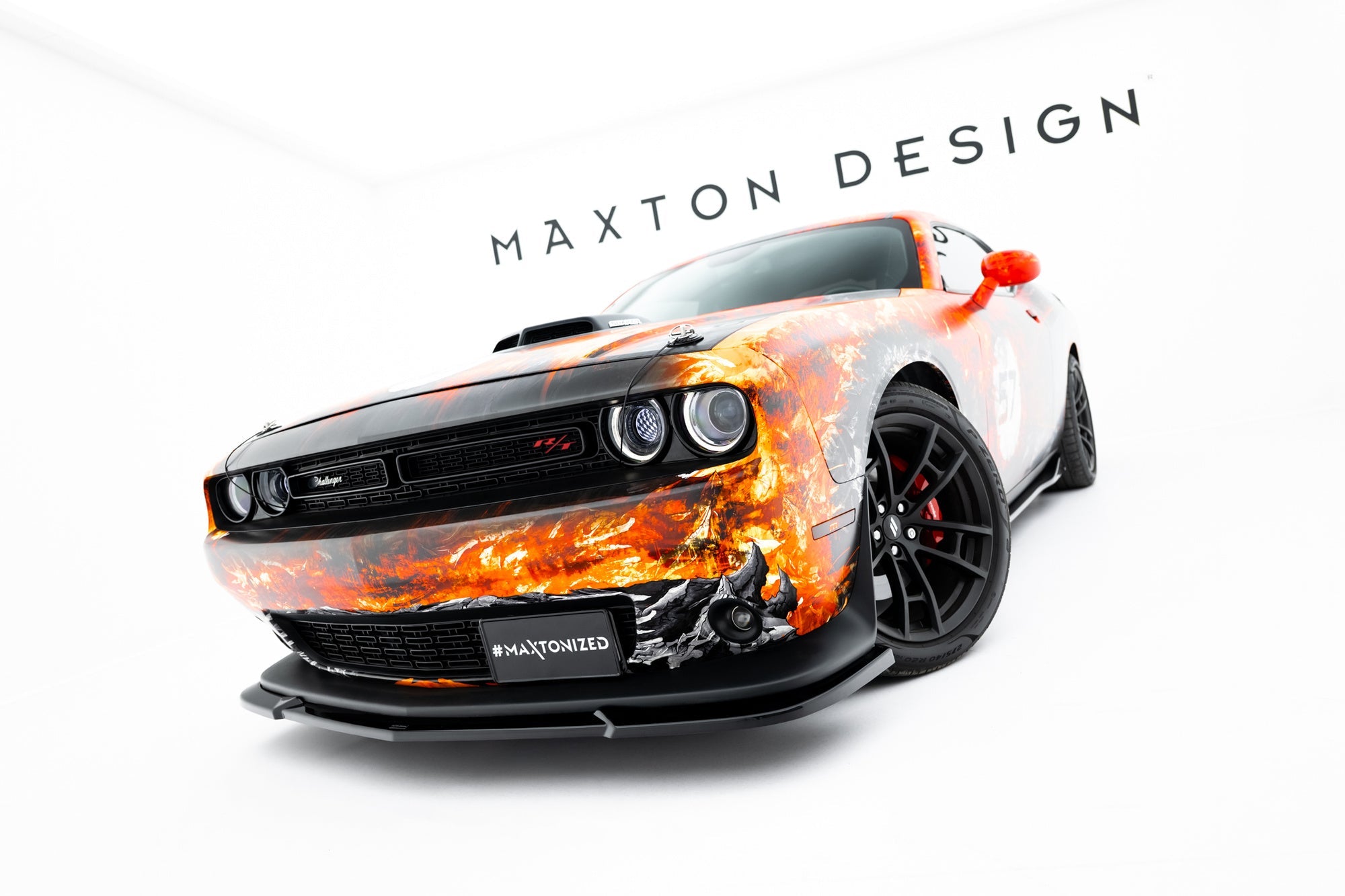 Maxton Design Splitter delantero para Dodge Challenger GT Mk3 Facelift - imagen 1