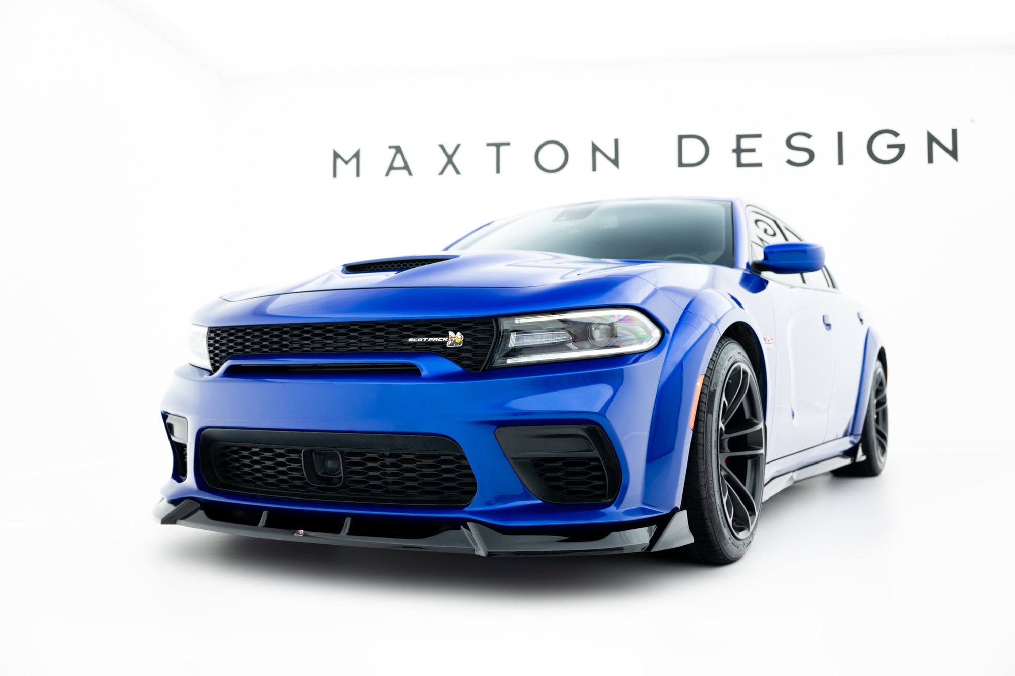 Maxton Design Splitter delantero para Dodge Charger RT Scat Pack Widebody Mk3 Facelift - imagen 1