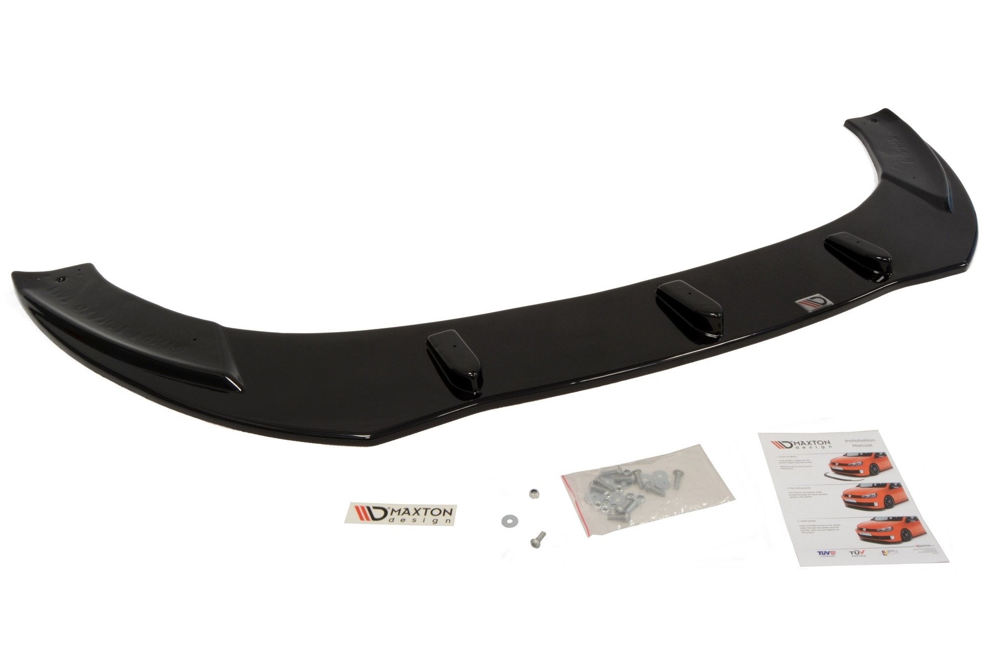 Maxton Design Splitter delantero para Fiat GrandE Punto Standard - imagen 3