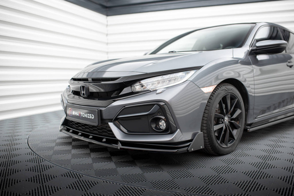 Maxton Design Splitter delantero + Flaps para Honda Civic Sport Mk 10 - imagen 4