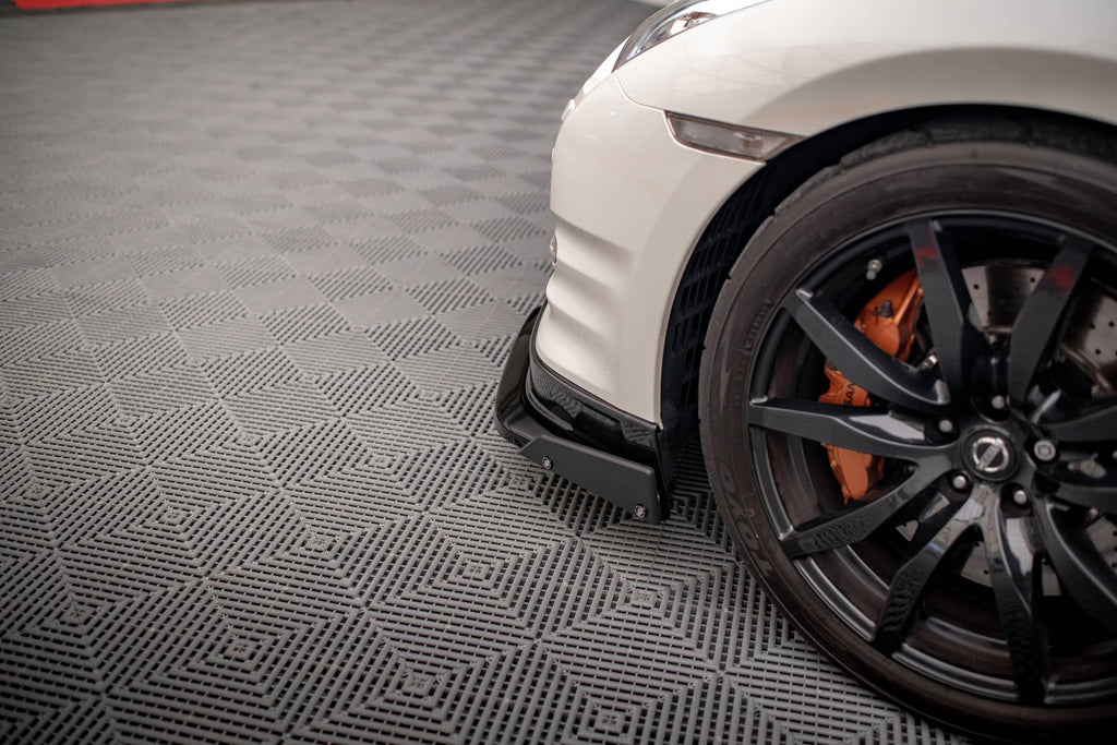 Maxton Design Splitter delantero + Flaps para Nissan GTR R35 Facelift - imagen 3