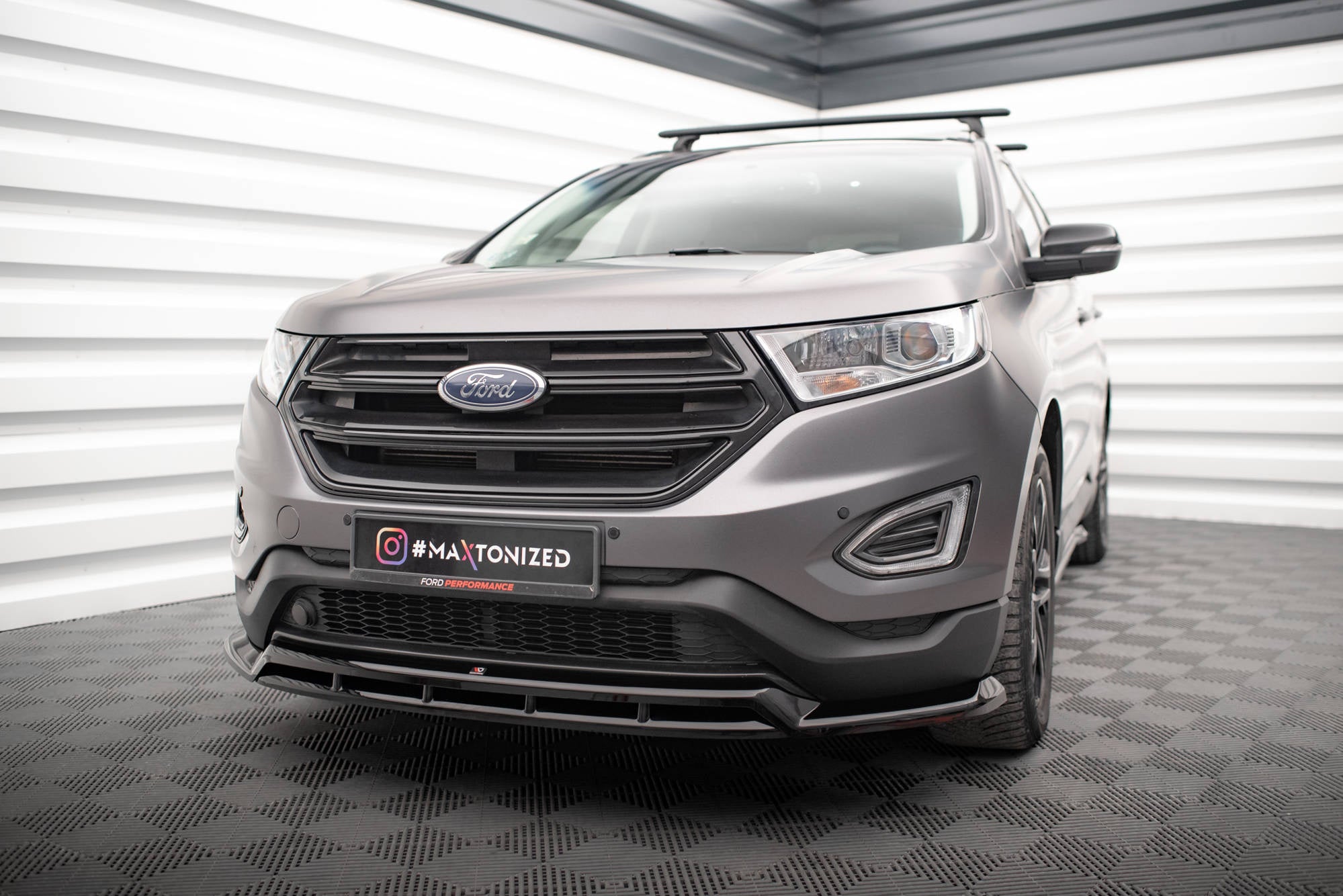 Maxton Design Splitter delantero para Ford Edge Mk2 - imagen 3