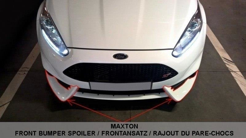 Maxton Design Splitter delantero para Ford Fiesta ST Mk7 Facelift (Fit Maxton Design Bumper) - imagen 2