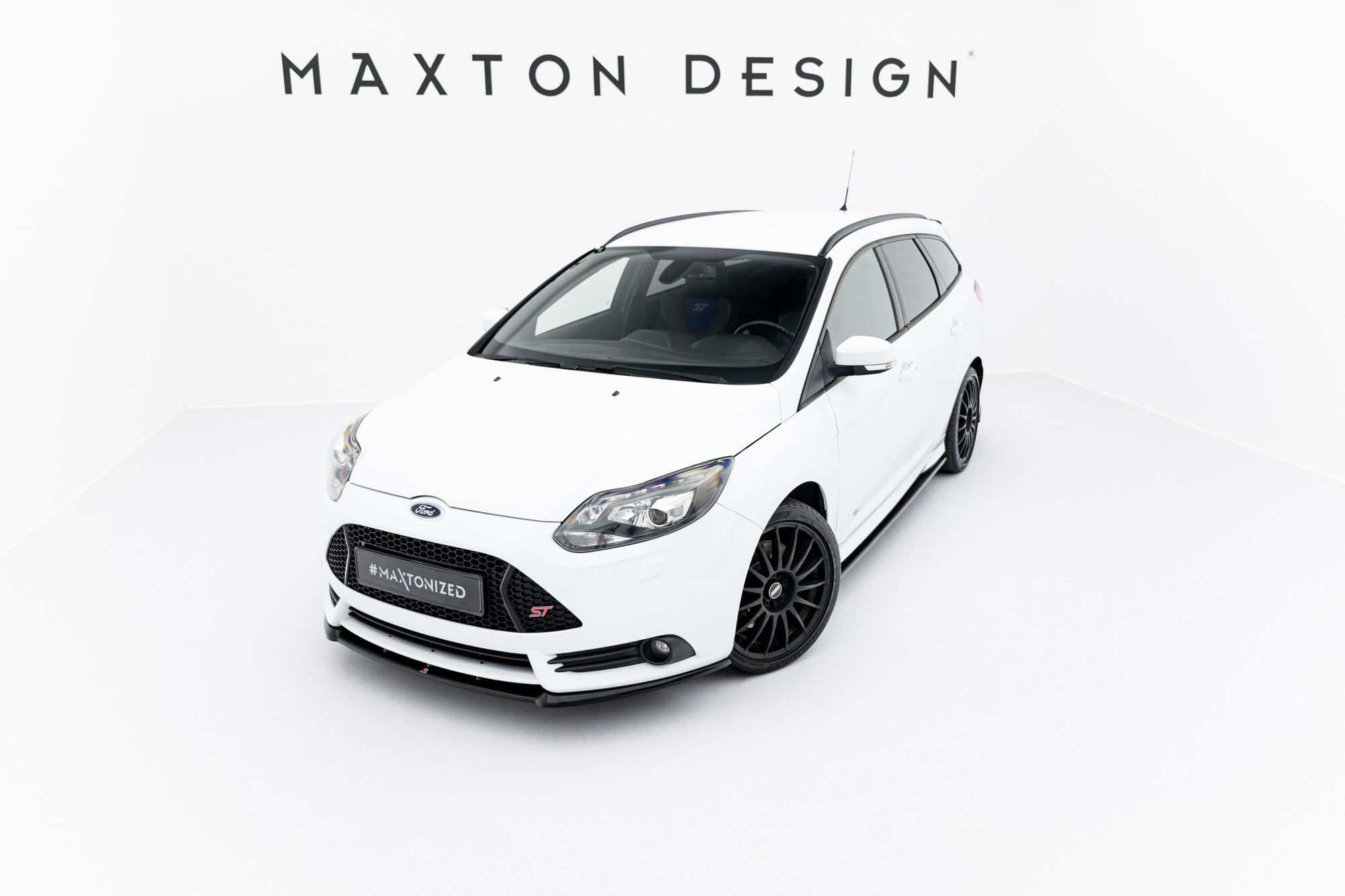 Maxton Design Splitter delantero para Ford Focus ST Mk3 (Cupra) - imagen 3