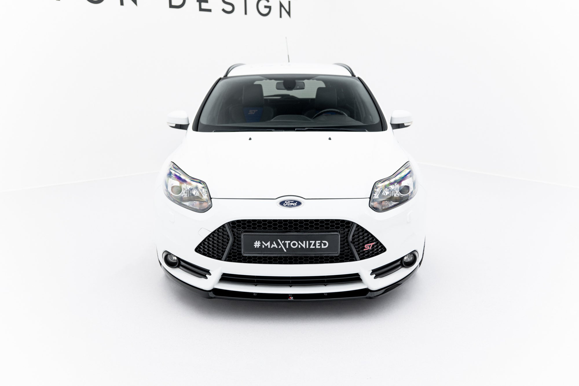 Maxton Design Splitter delantero para Ford Focus ST Mk3 (Cupra) - imagen 2