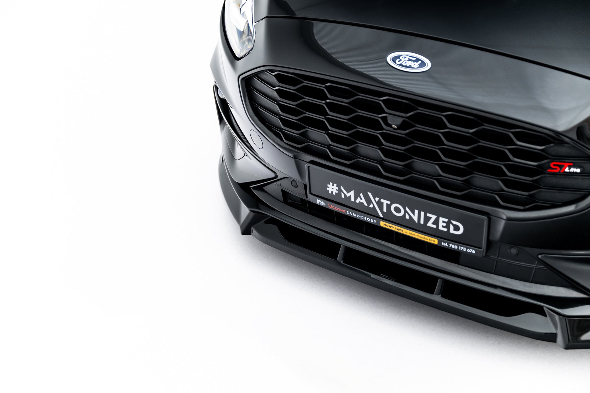 Maxton Design Splitter delantero para Ford S-Max ST-Line Mk2 Facelift - imagen 2