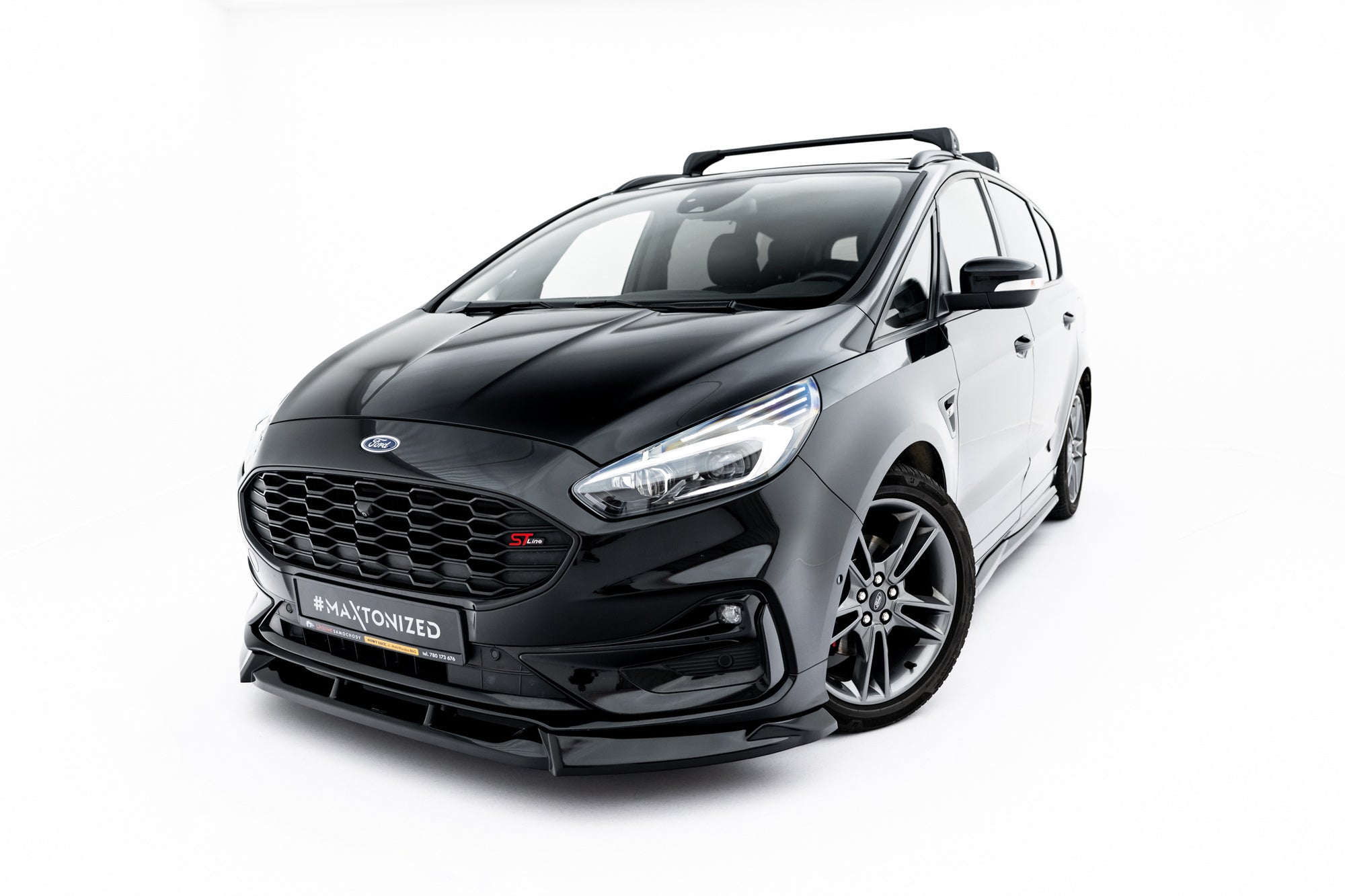 Maxton Design Splitter delantero para Ford S-Max ST-Line Mk2 Facelift - imagen 1