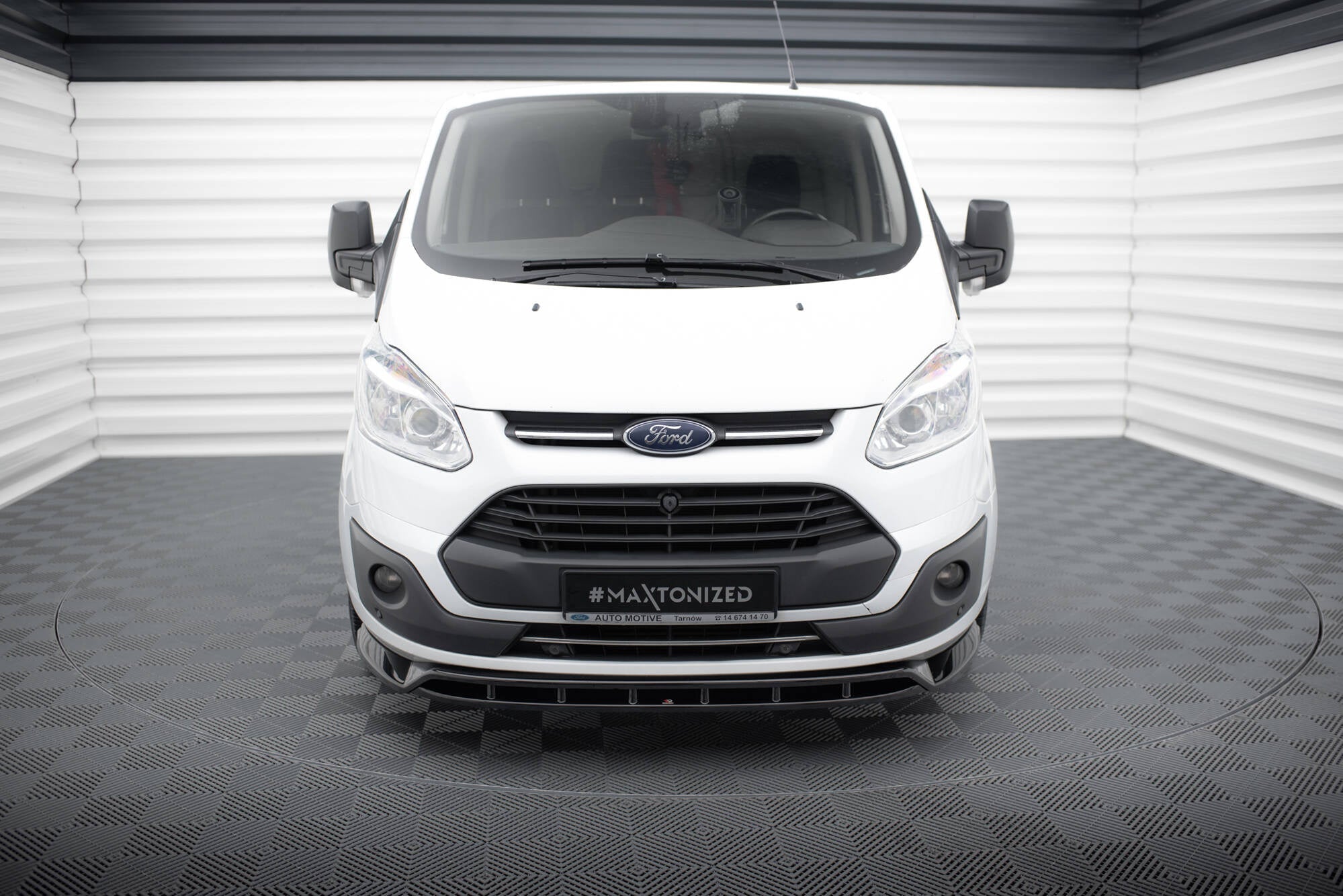 Maxton Design Splitter delantero para Ford Transit Custom Mk1 - imagen 2