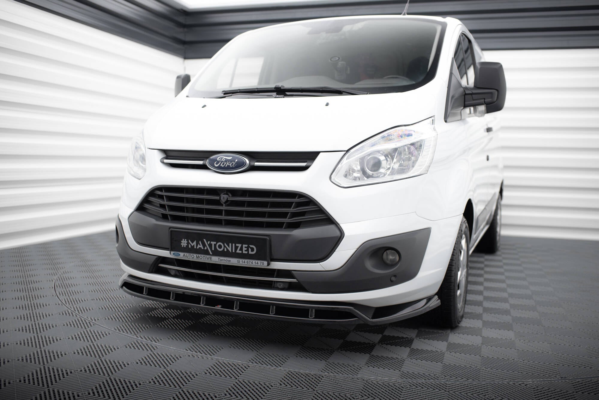 Maxton Design Splitter delantero para Ford Transit Custom Mk1 - imagen 1