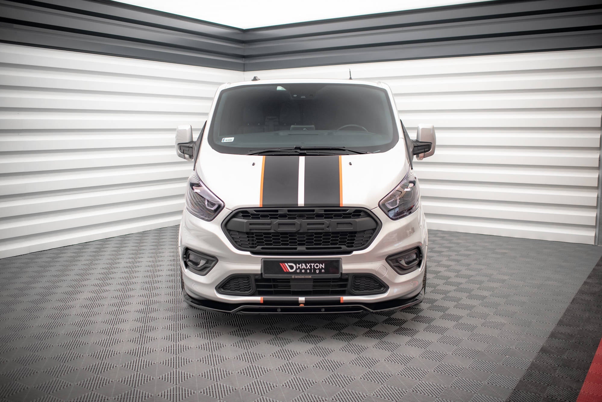 Maxton Design Splitter delantero para Ford Transit Custom ST-Line Mk1 Facelift - imagen 2