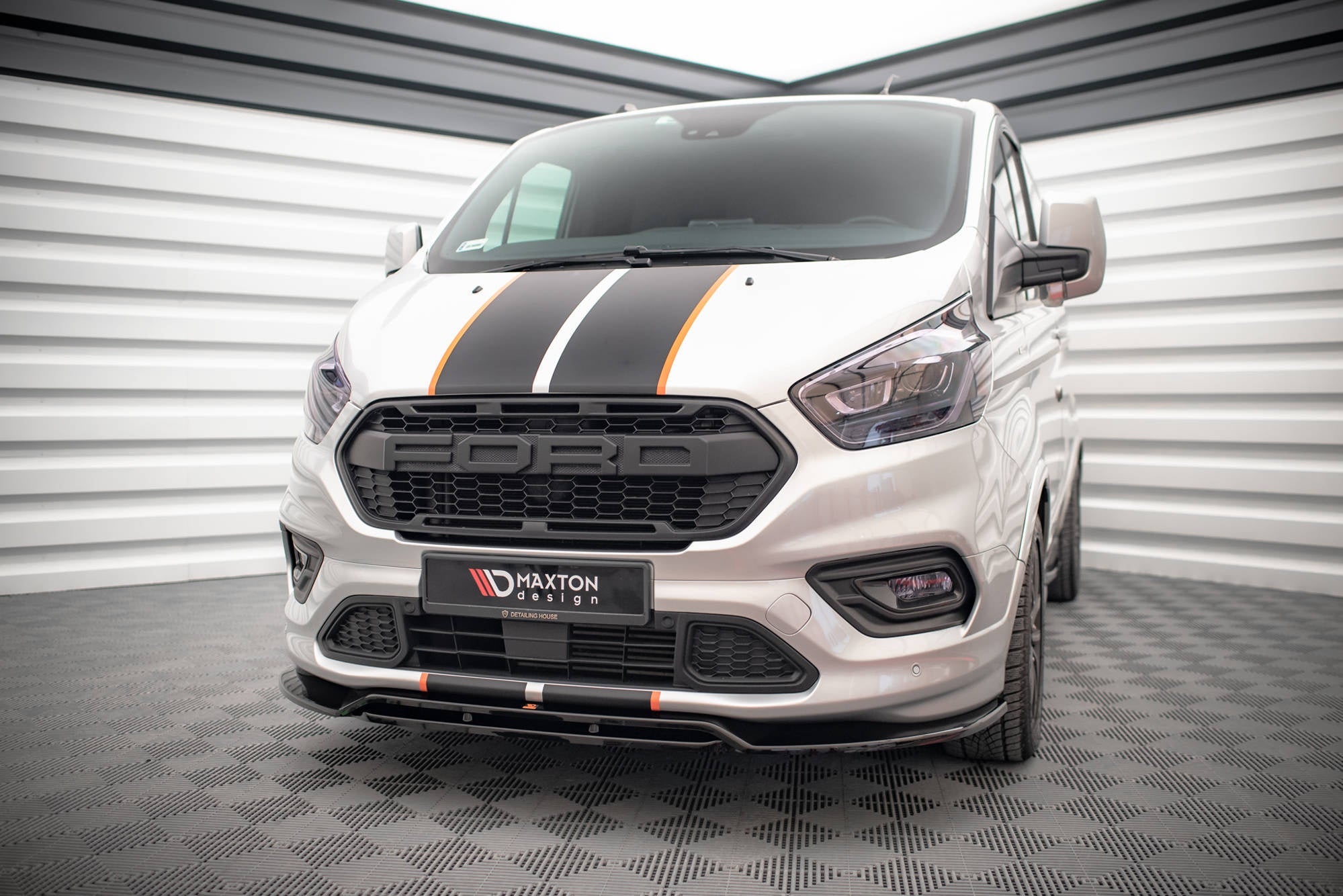 Maxton Design Splitter delantero para Ford Transit Custom ST-Line Mk1 Facelift - imagen 1