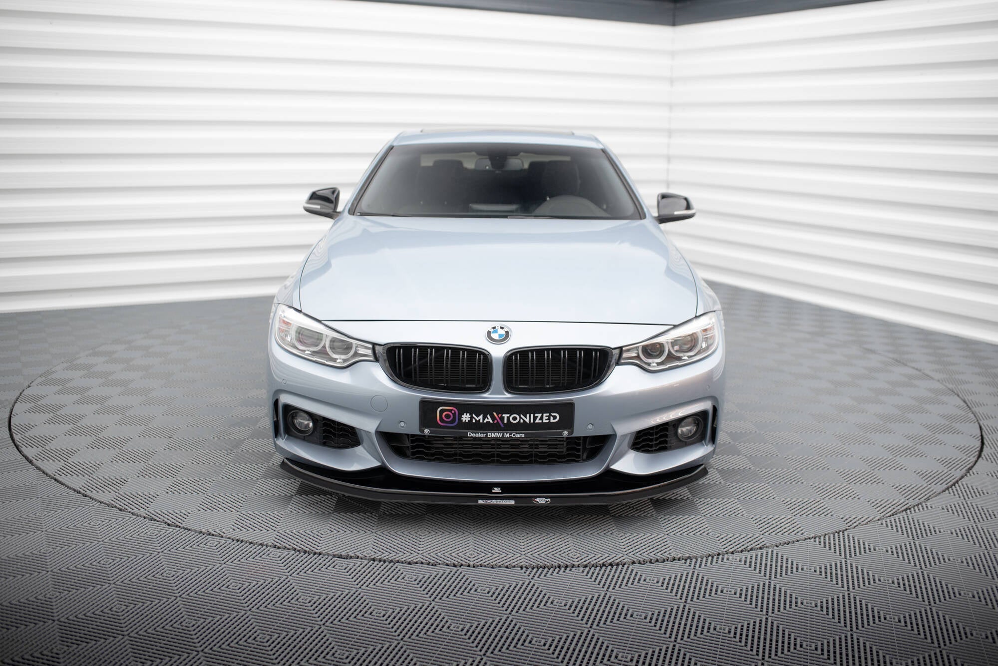 Maxton Design Hybrid Front Splitter para BMW 4 Coupe / Gran Coupe / Cabrio M-Pack F32 / F36 / F33 - imagen 2