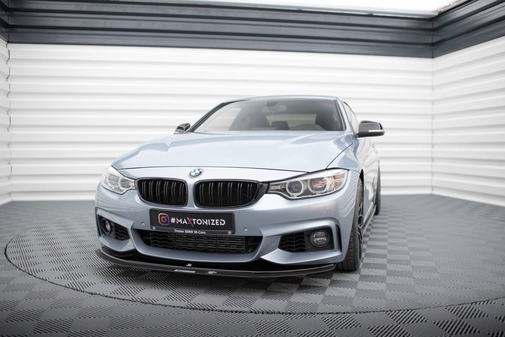 Maxton Design Hybrid Front Splitter para BMW 4 Coupe / Gran Coupe / Cabrio M-Pack F32 / F36 / F33 - imagen 1