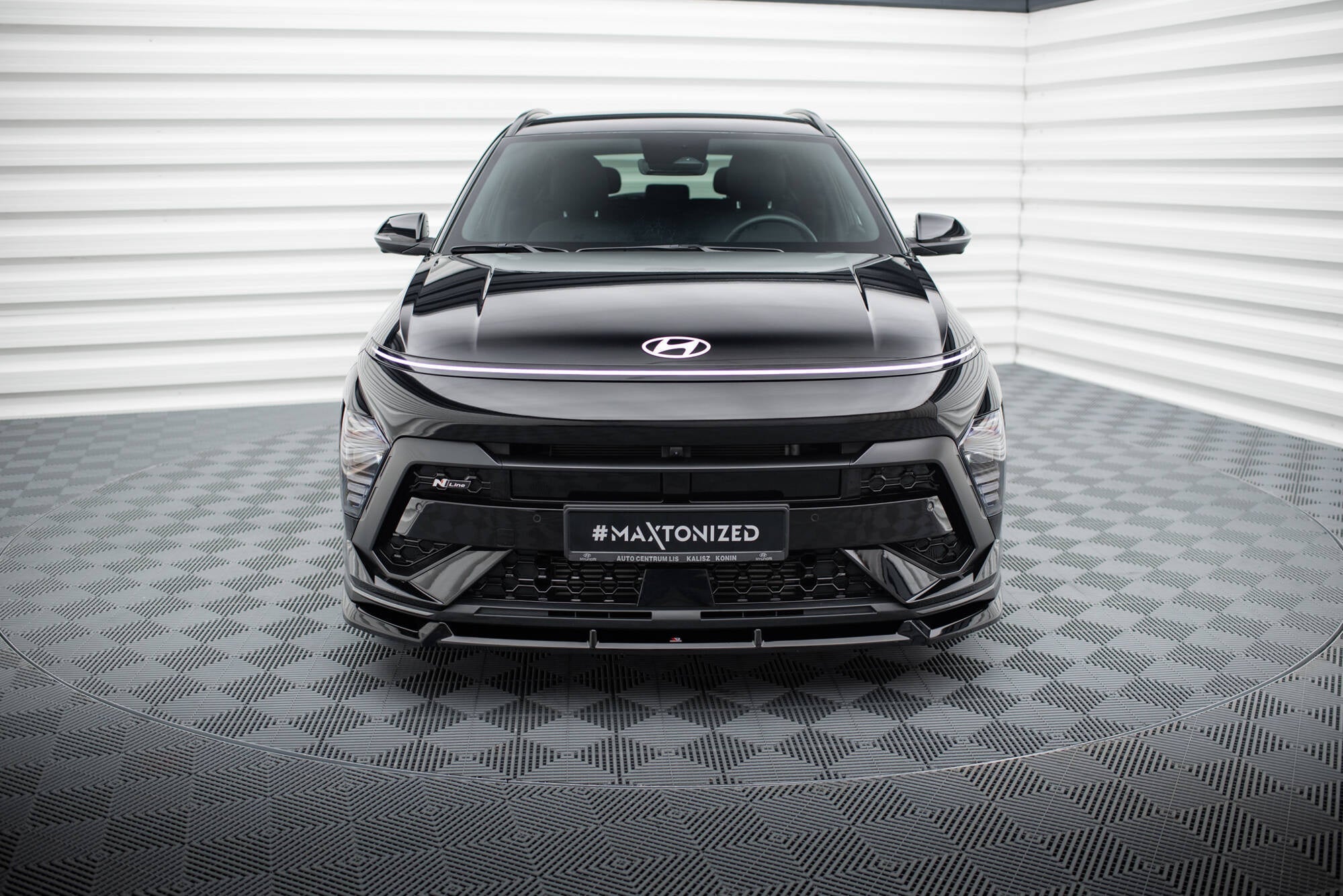 Maxton Design Splitter delantero para Hyundai Kona N-Line Mk2 - imagen 2