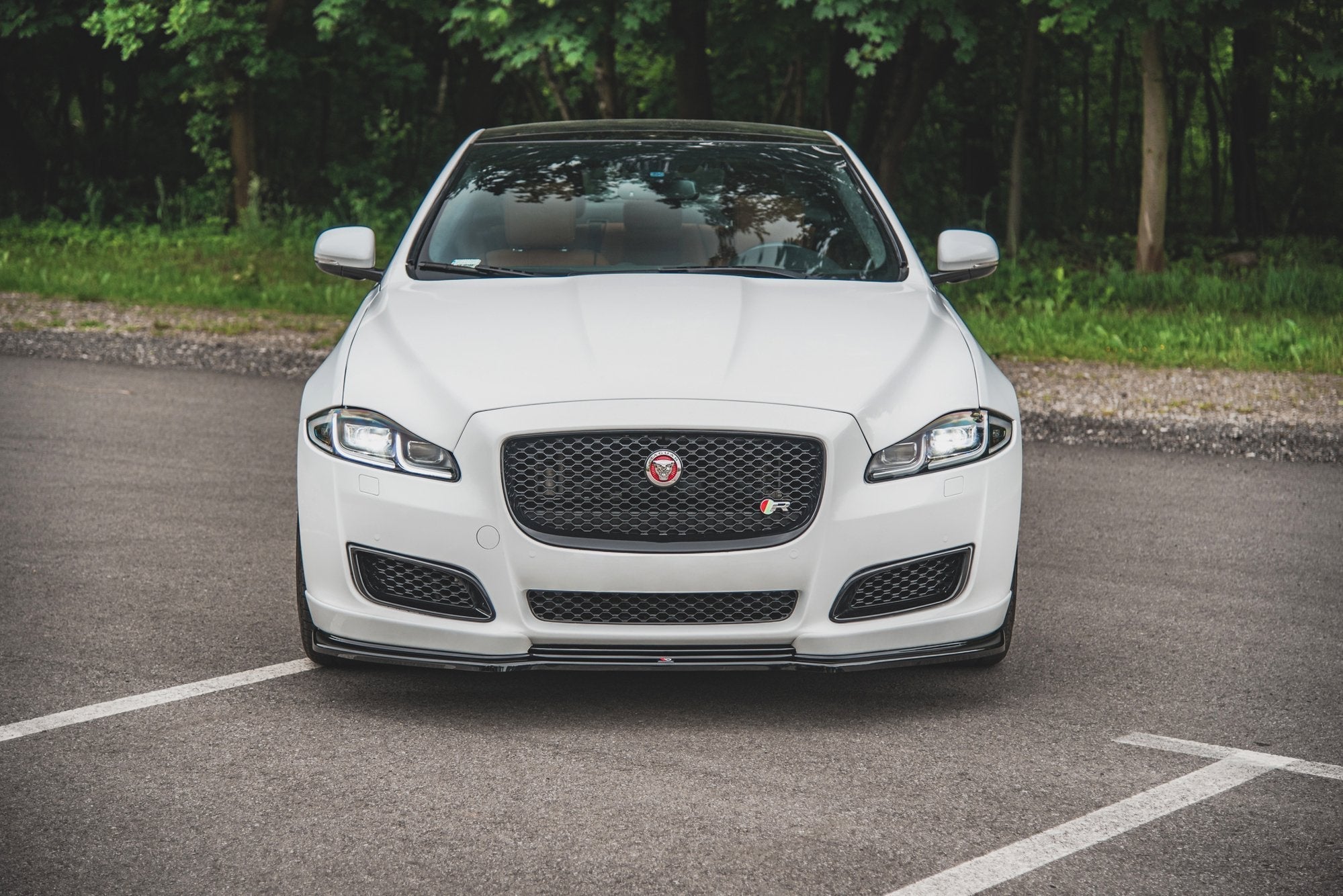 Maxton Design Splitter delantero para Jaguar XJ R-Sport X351 Facelift - imagen 2