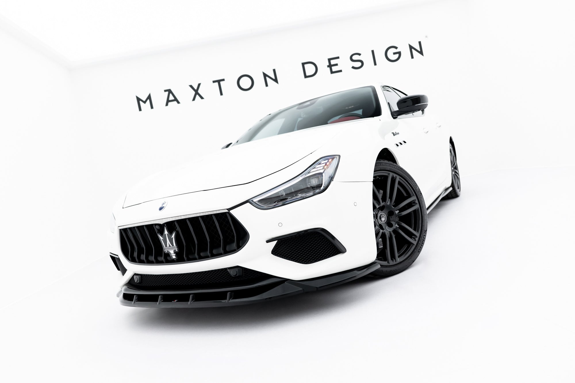 Maxton Design Splitter delantero para Maserati Ghibli Modena Mk3 Facelift - imagen 1