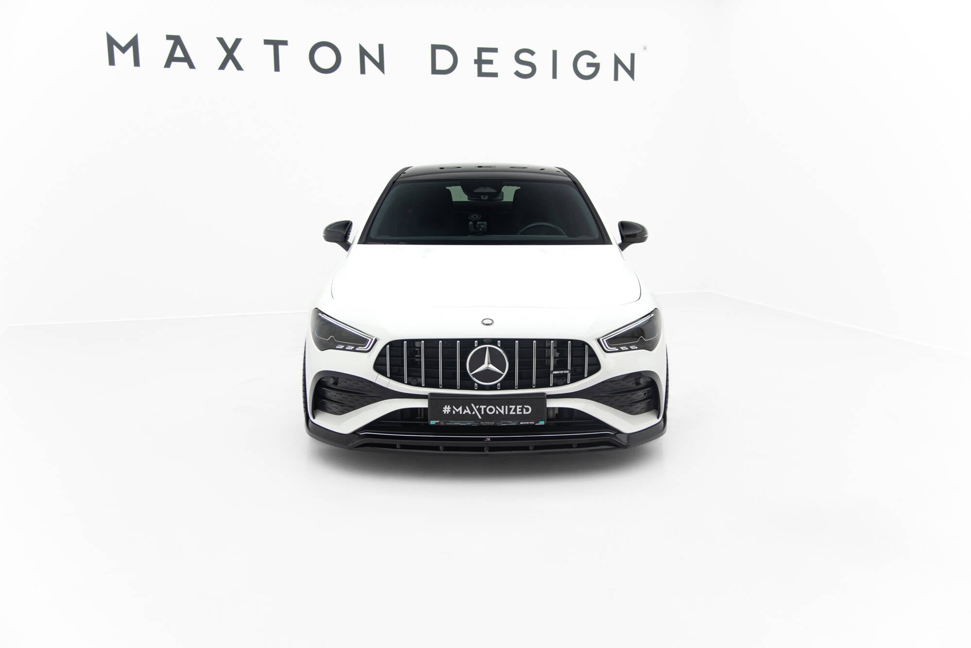 Maxton Design Splitter delantero para Mercedes-AMG CLA 35 Coupe / Shooting Brake C118 Facelift / X118 Facelift - imagen 2