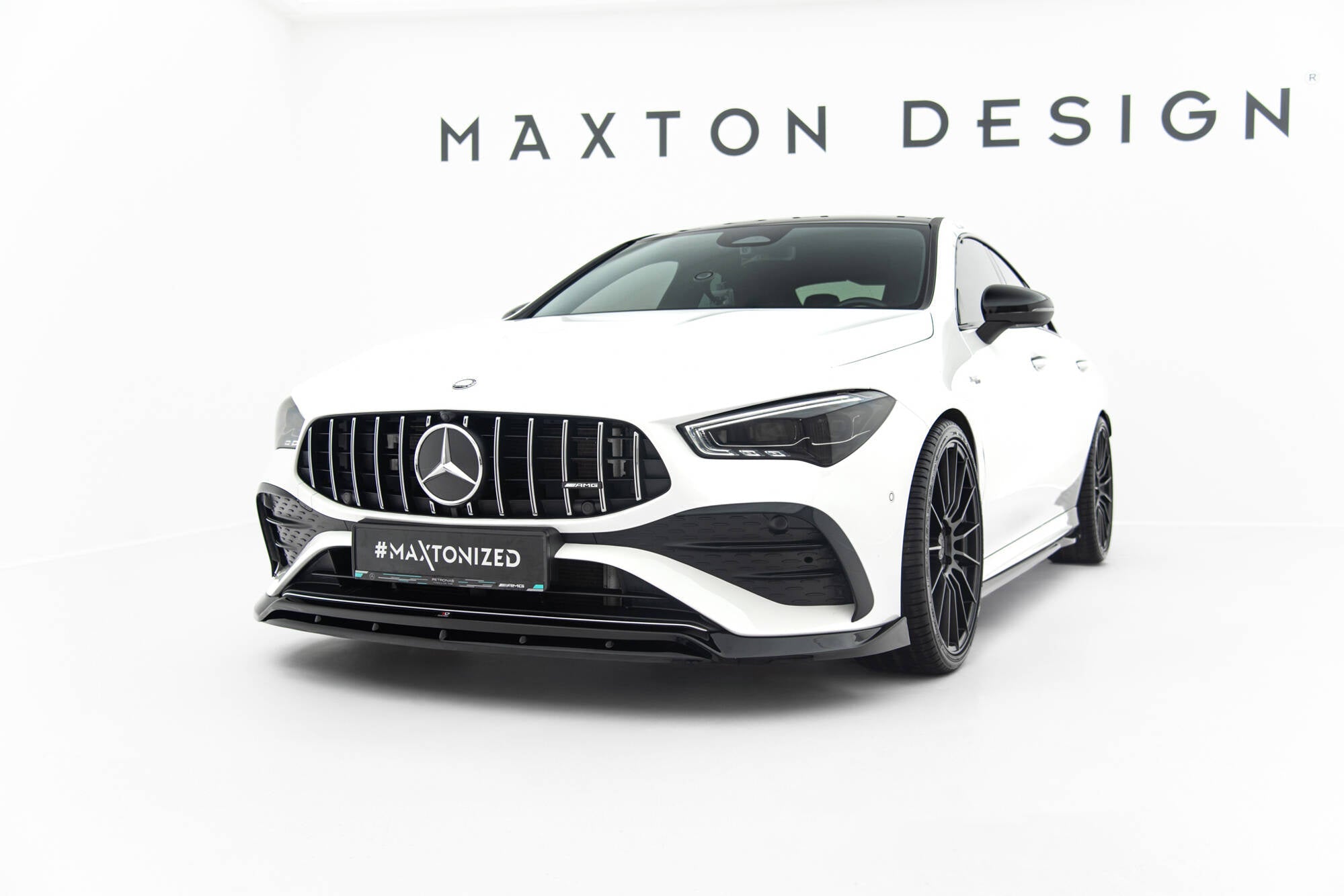 Maxton Design Splitter delantero para Mercedes-AMG CLA 35 Coupe / Shooting Brake C118 Facelift / X118 Facelift - imagen 1