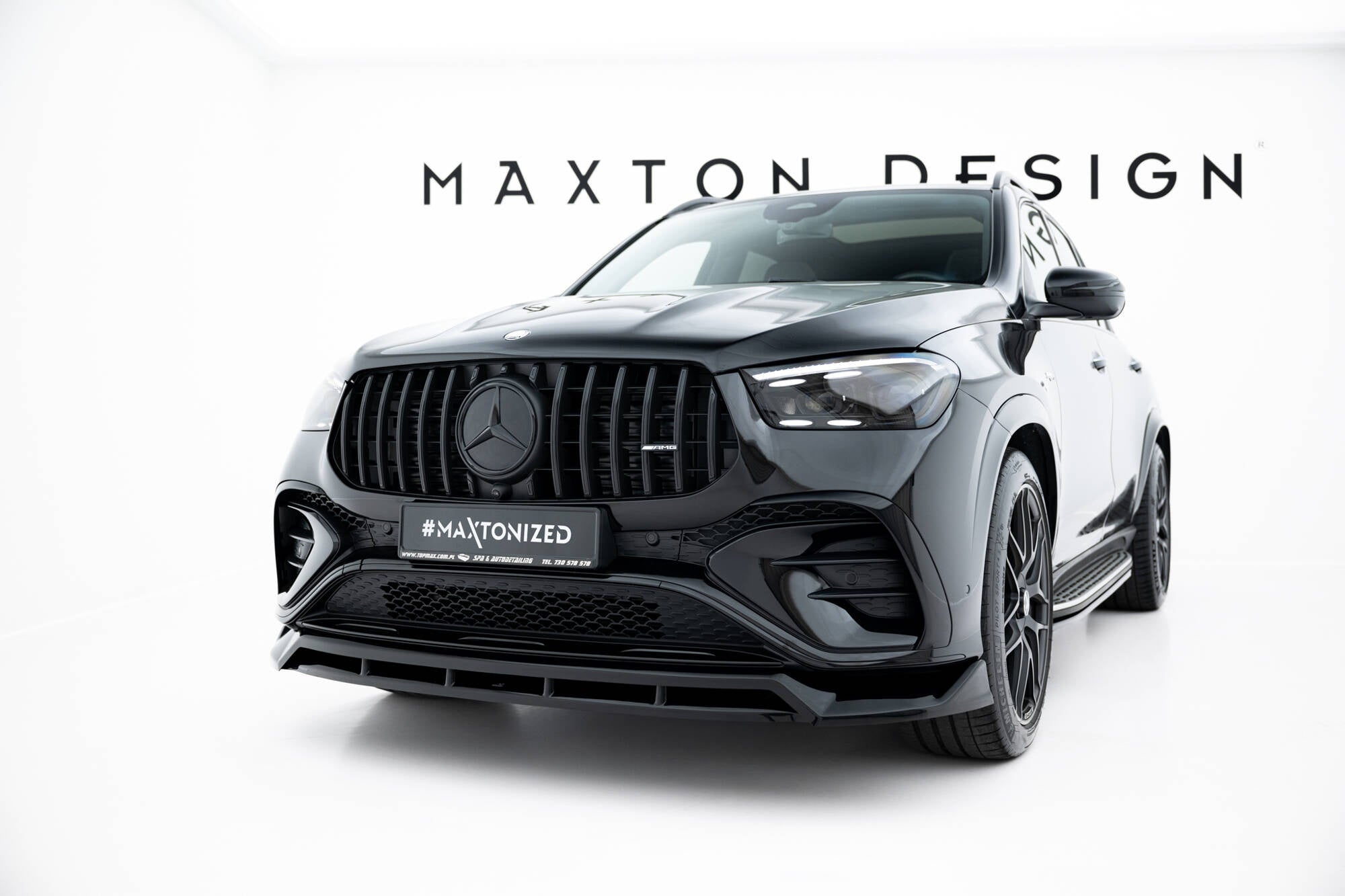 Maxton Design Splitter delantero para Mercedes-AMG GLE 53 / AMG-Line SUV / Coupe W167 Facelift / C167 Facelift - imagen 1