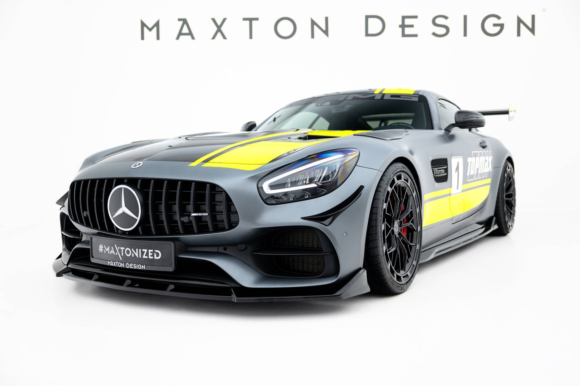Maxton Design Splitter delantero para Mercedes-AMG GT C C190 Facelift - imagen 1