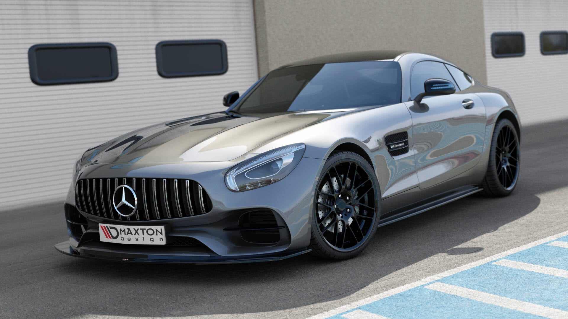 Maxton Design Splitter delantero para Mercedes-AMG GT S C190 Facelift - imagen 1
