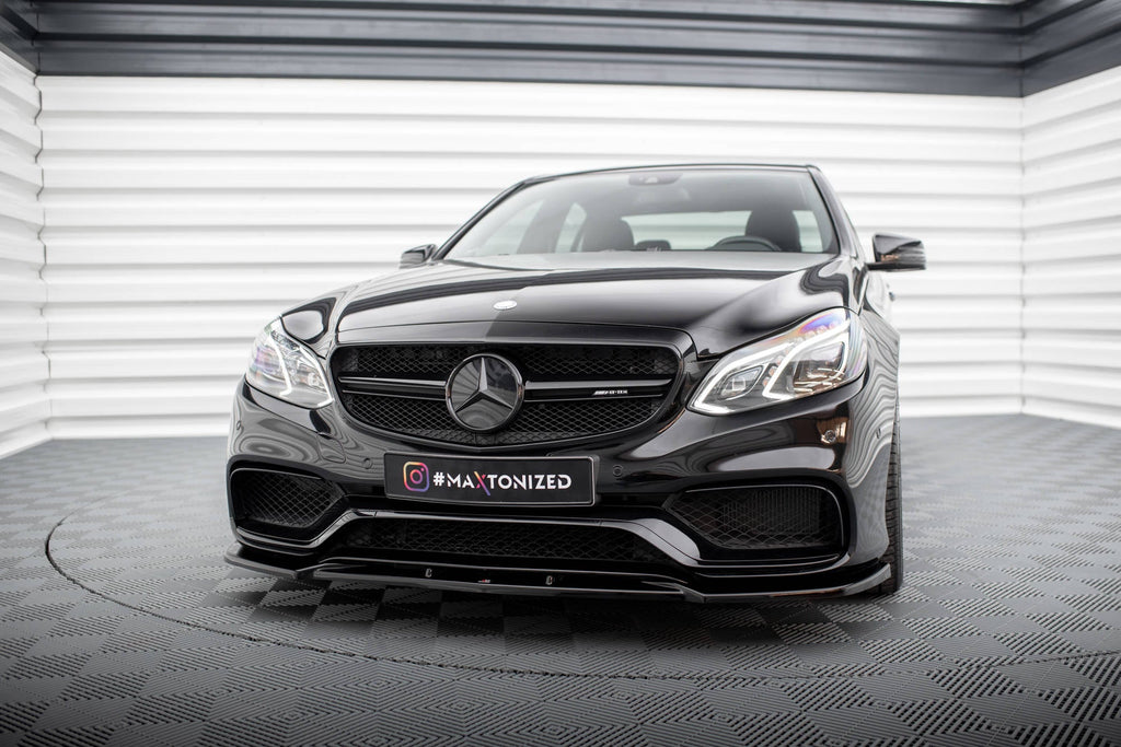 Maxton Design Splitter delantero para Mercedes-Benz E63 AMG Sedan W212 Facelift - imagen 1