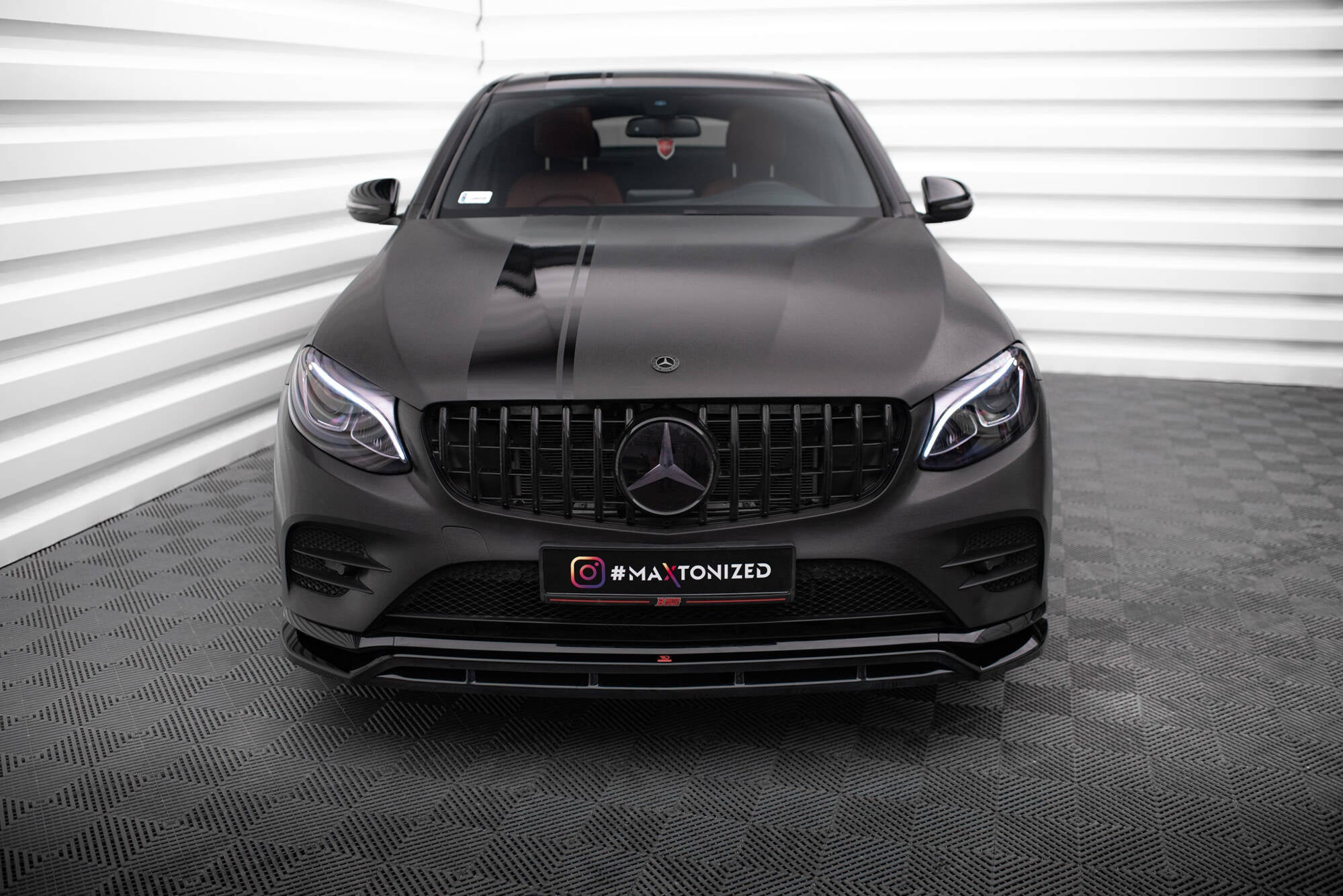 Maxton Design Splitter delantero para Mercedes-Benz GLC Coupe AMG-Line /43 AMG C253 - imagen 2