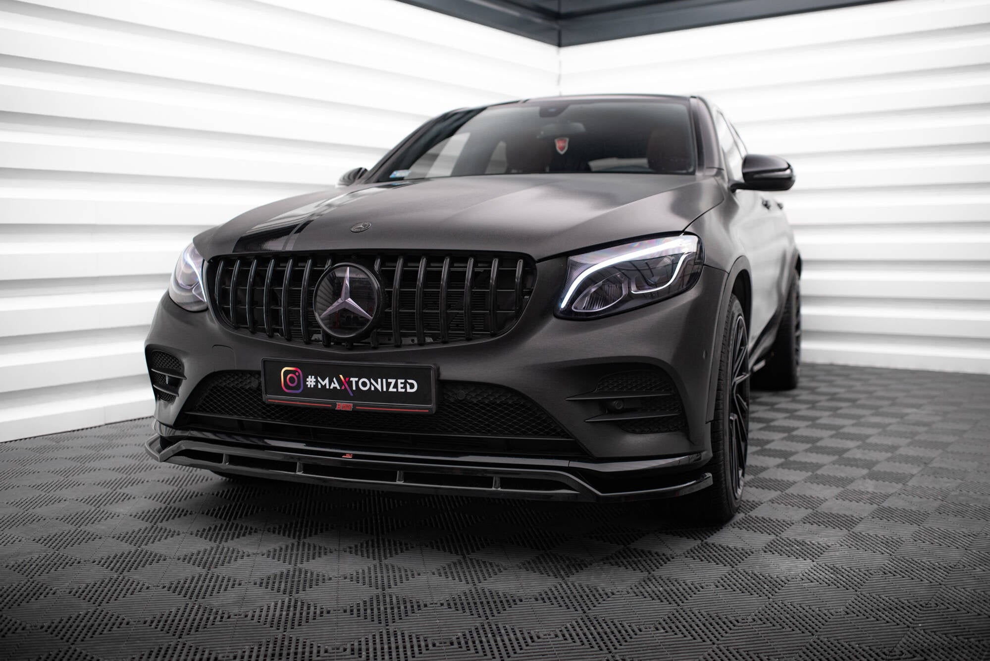 Maxton Design Splitter delantero para Mercedes-Benz GLC Coupe AMG-Line /43 AMG C253 - imagen 1