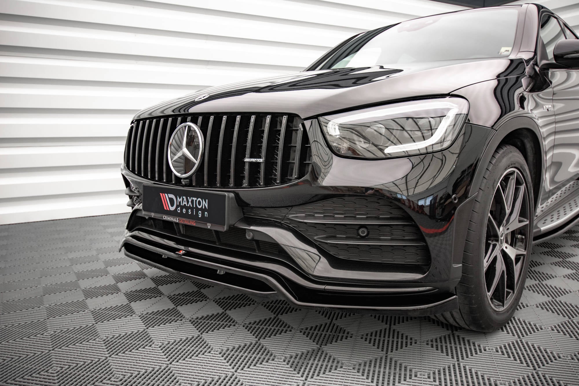 Maxton Design Splitter delantero para Mercedes-Benz GLC Coupe AMG-Line C253 - imagen 1