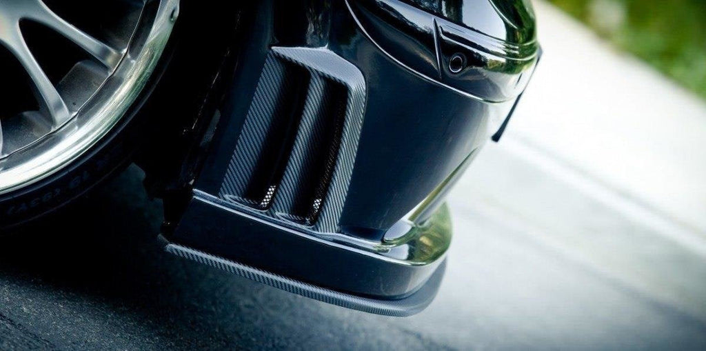 Maxton Design Splitter delantero para Mercedes CLK W209 BLACK (SL BLACK SERIES LOOK) - imagen 2