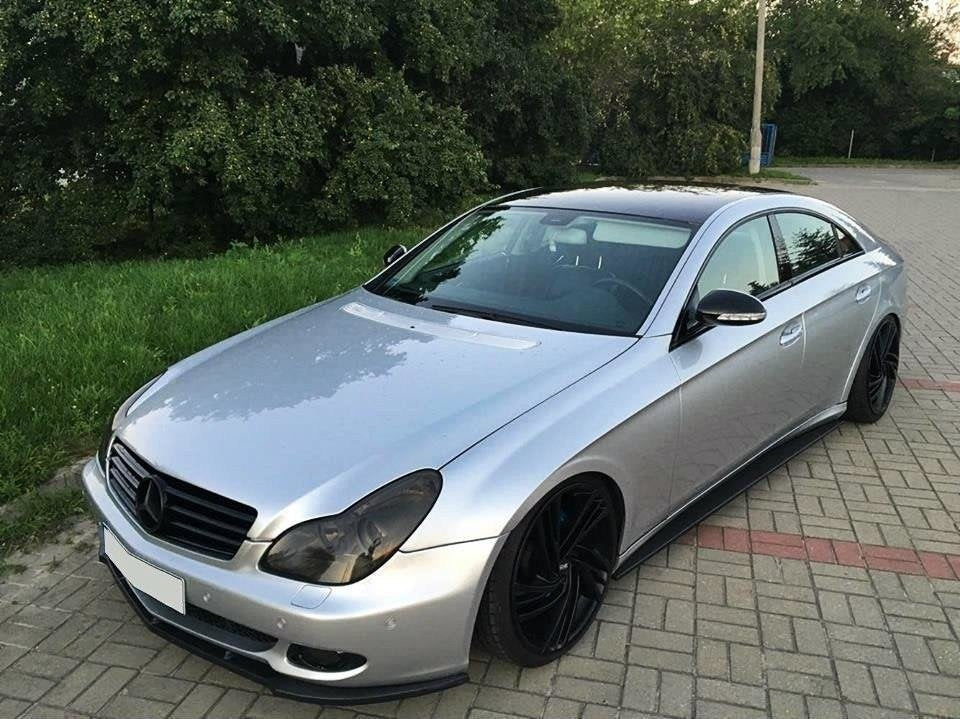 Maxton Design Splitter delantero para Mercedes CLS C219 Standard Bumper - imagen 1